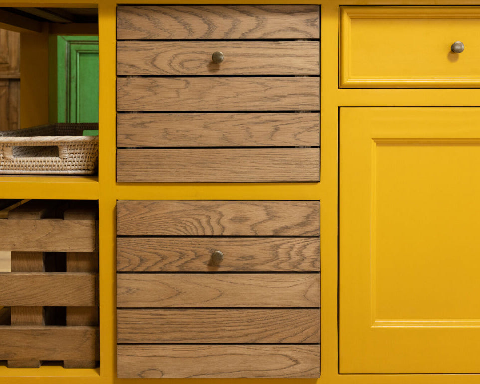 Normandy Kitchen Island | Yellow