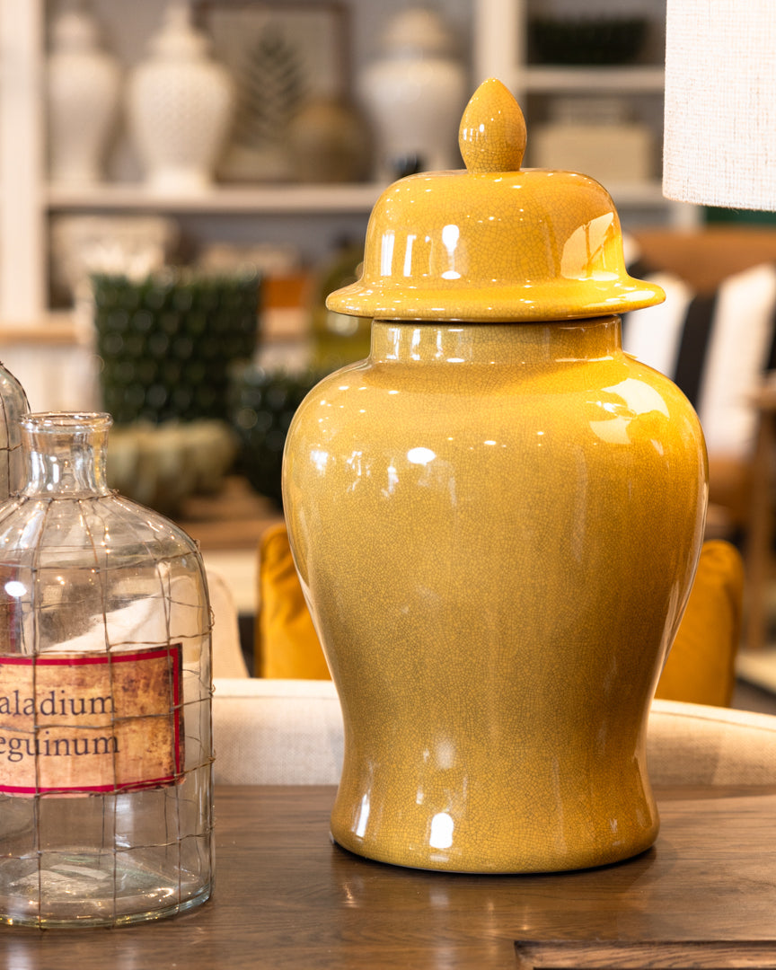 Temple Ginger Jar | Yellow