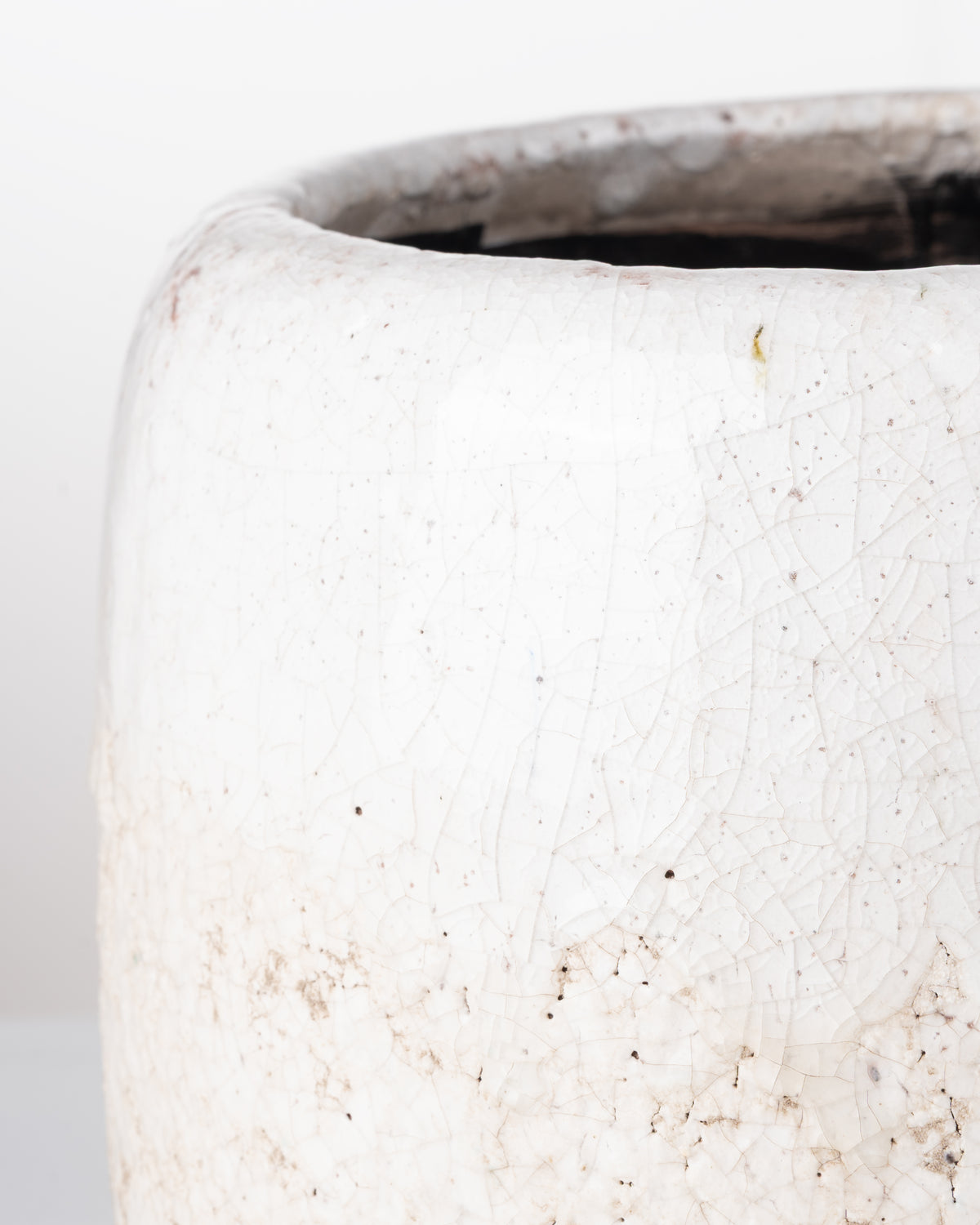 Linden Ceramic Pot | White