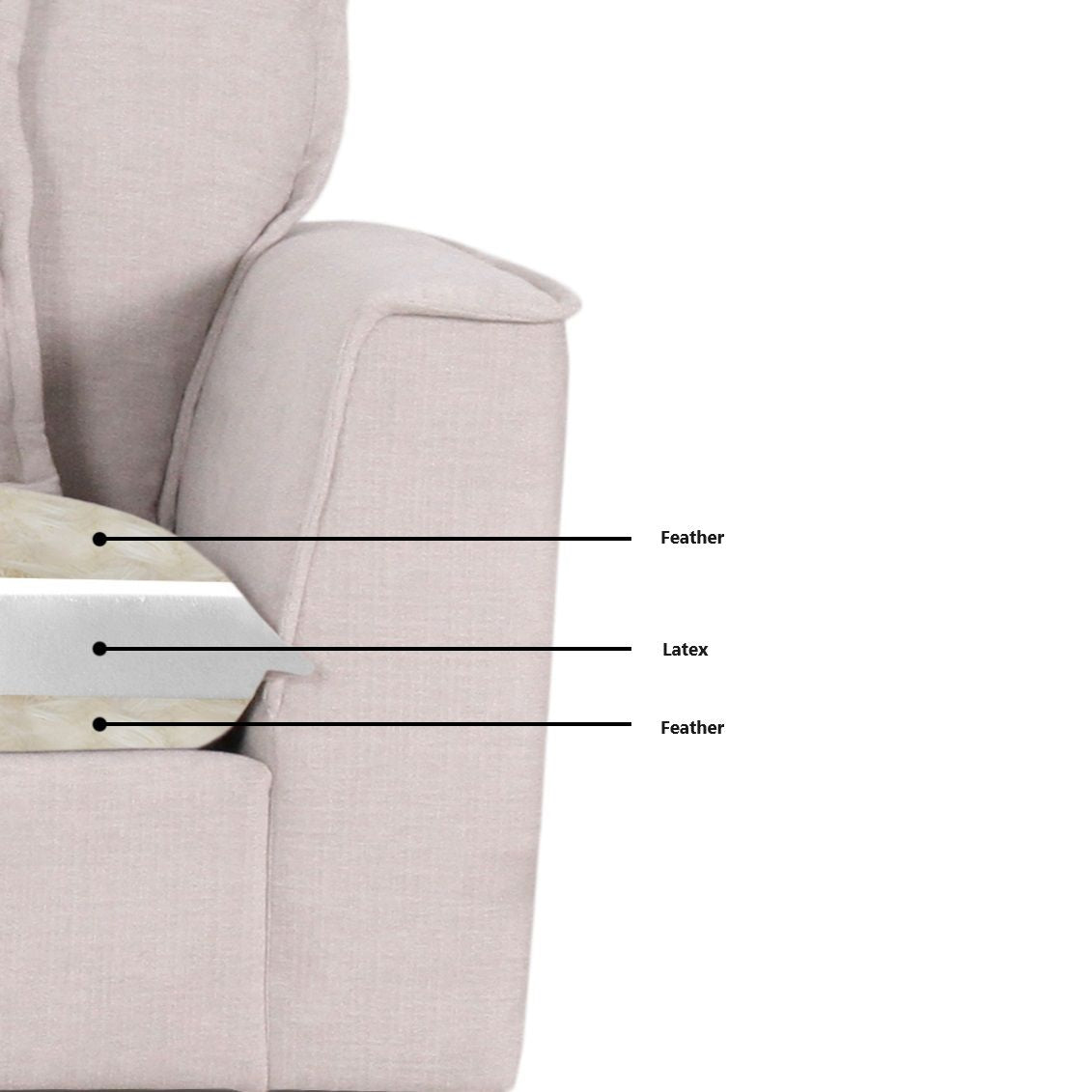 Maya 3.5-Seater Sofa | Blue