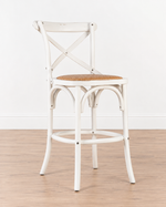 Jenny Crossback Counter Stool | White
