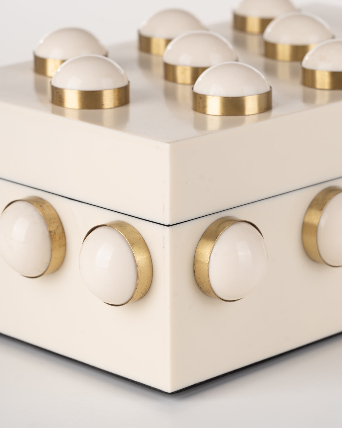 Collector's Cove Ivory Studded Box