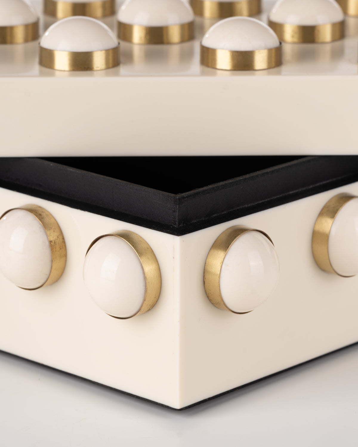 Collector's Cove Ivory Studded Box
