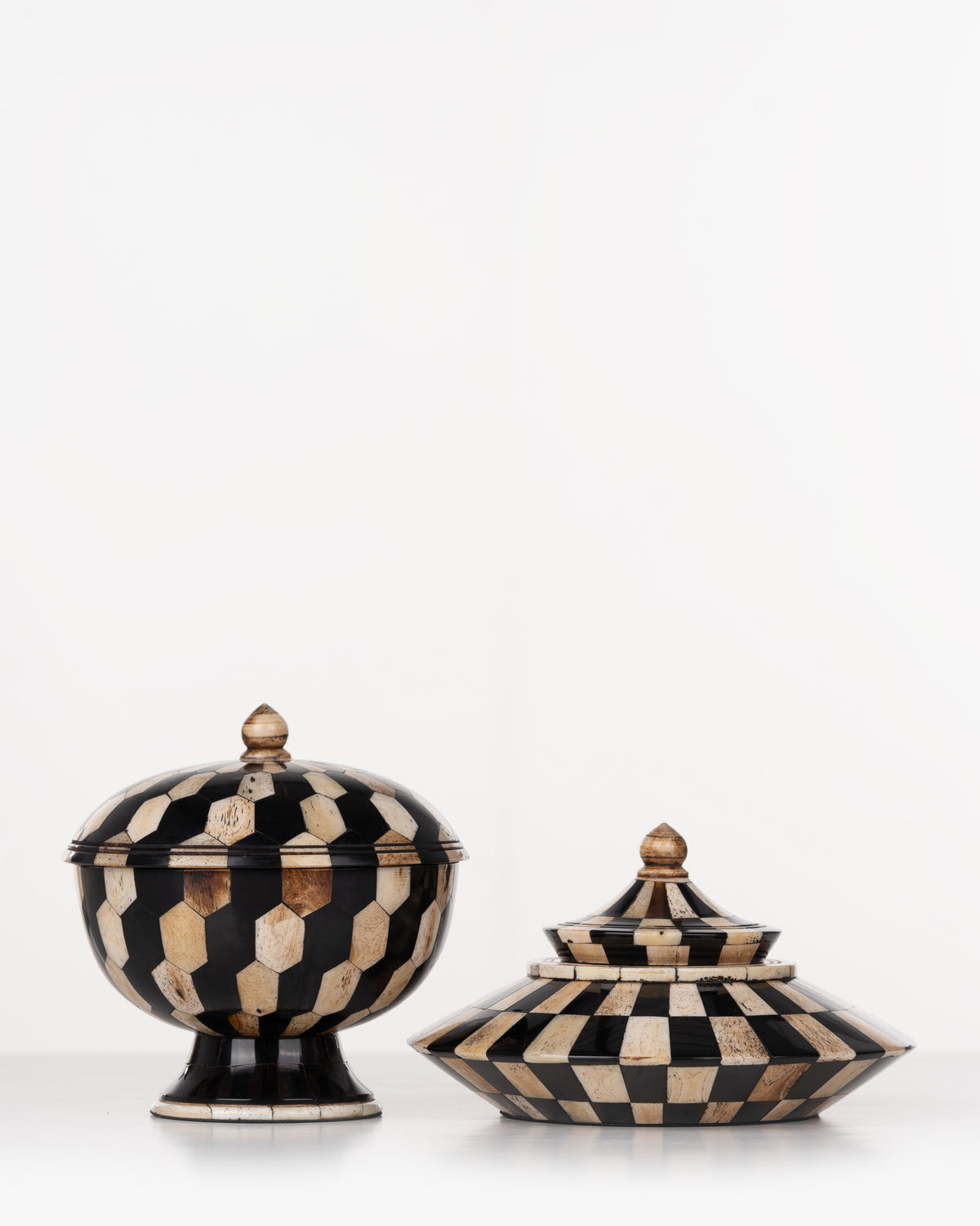 Collector's Cove Chevron Lidded Bowl