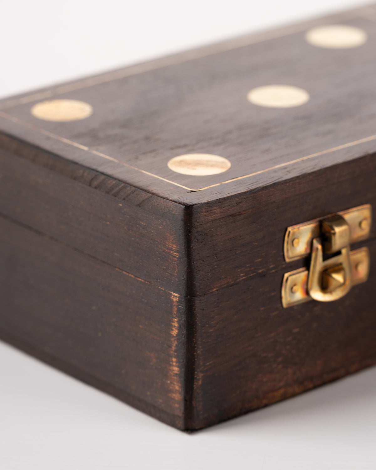 Collector's Cove Brass Inlay Domino Set
