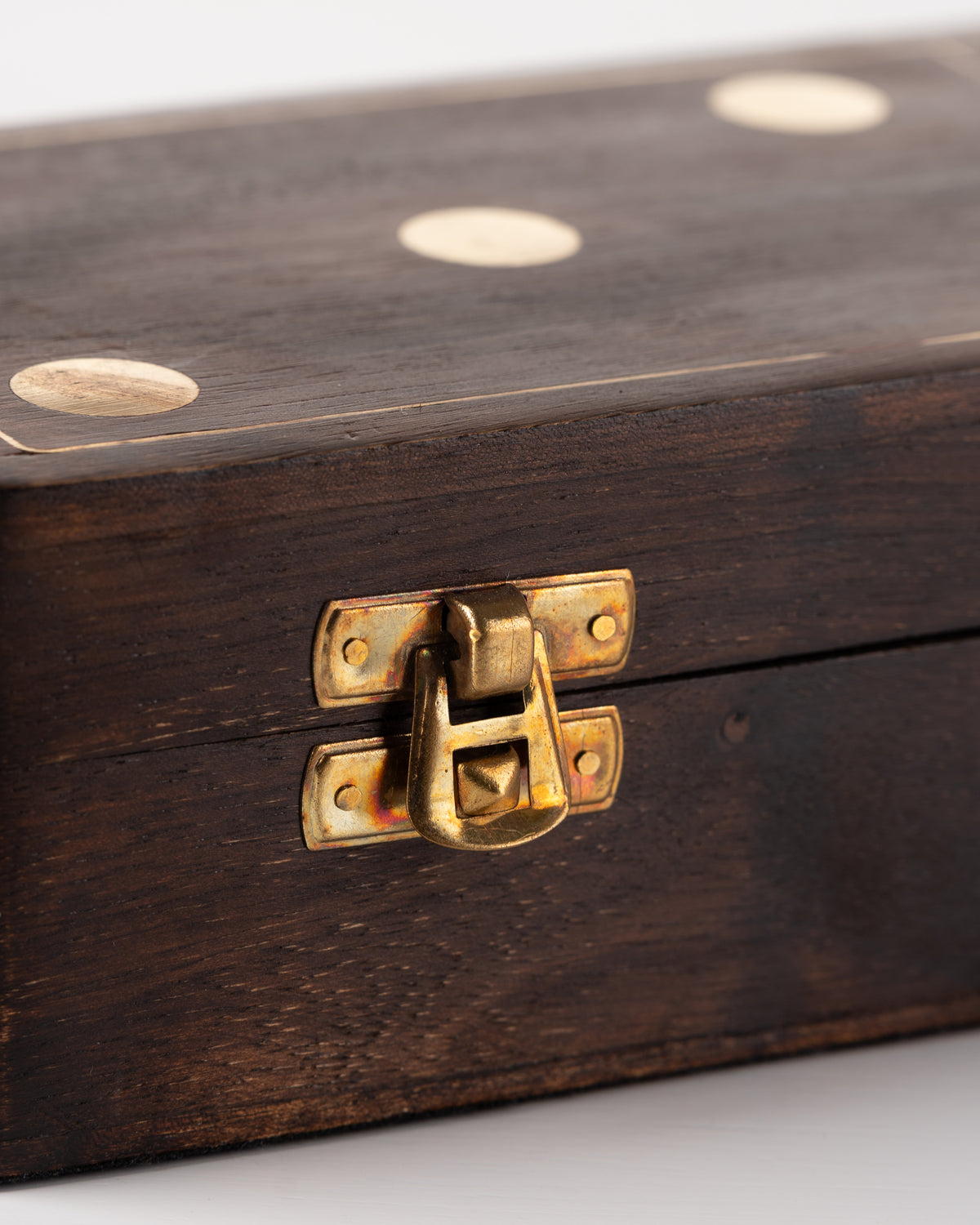 Collector's Cove Brass Inlay Domino Set