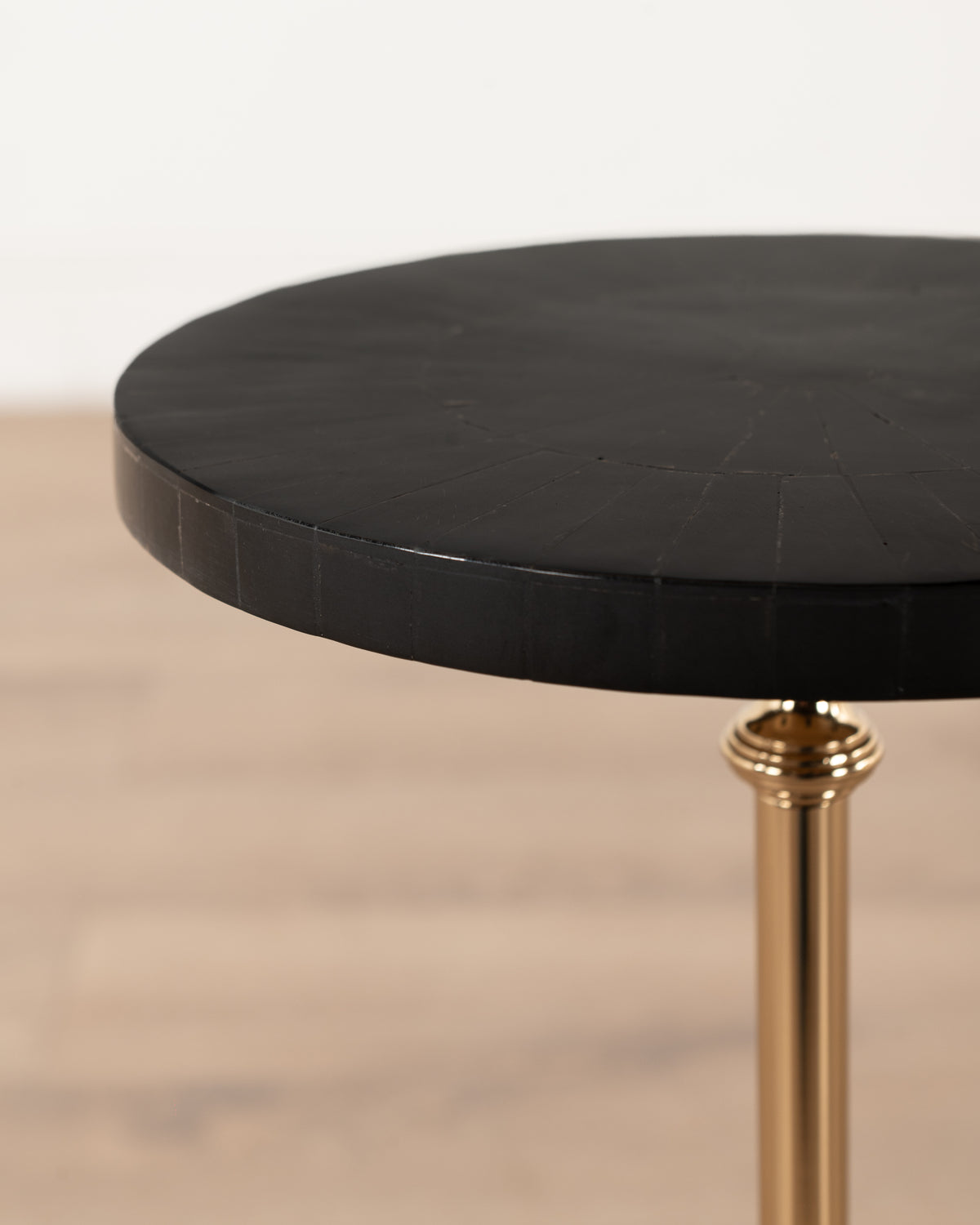 Collector's Cove Brass Stem Side Table