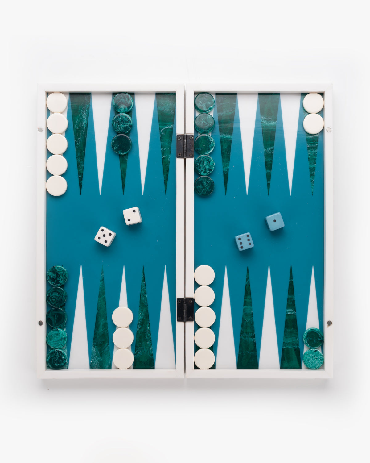 Collector's Cove Turquoise Backgammon Set
