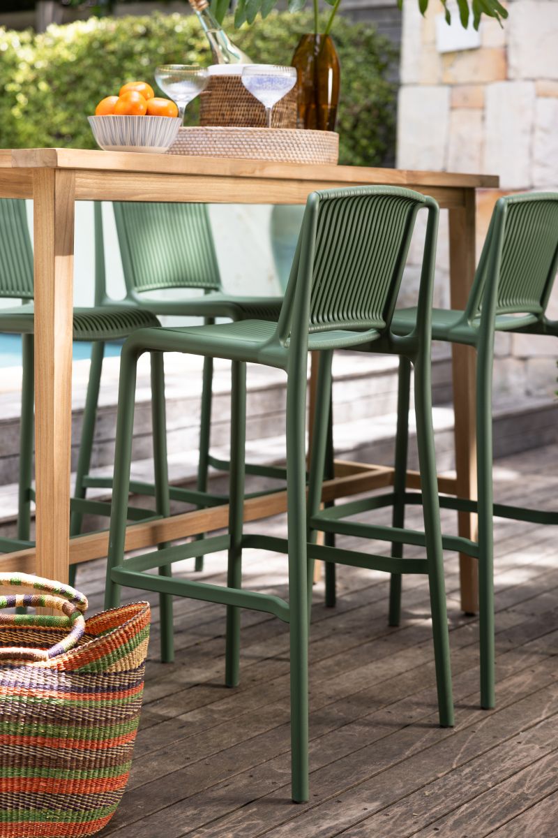 Al fresco Bianca Bar chair | Green