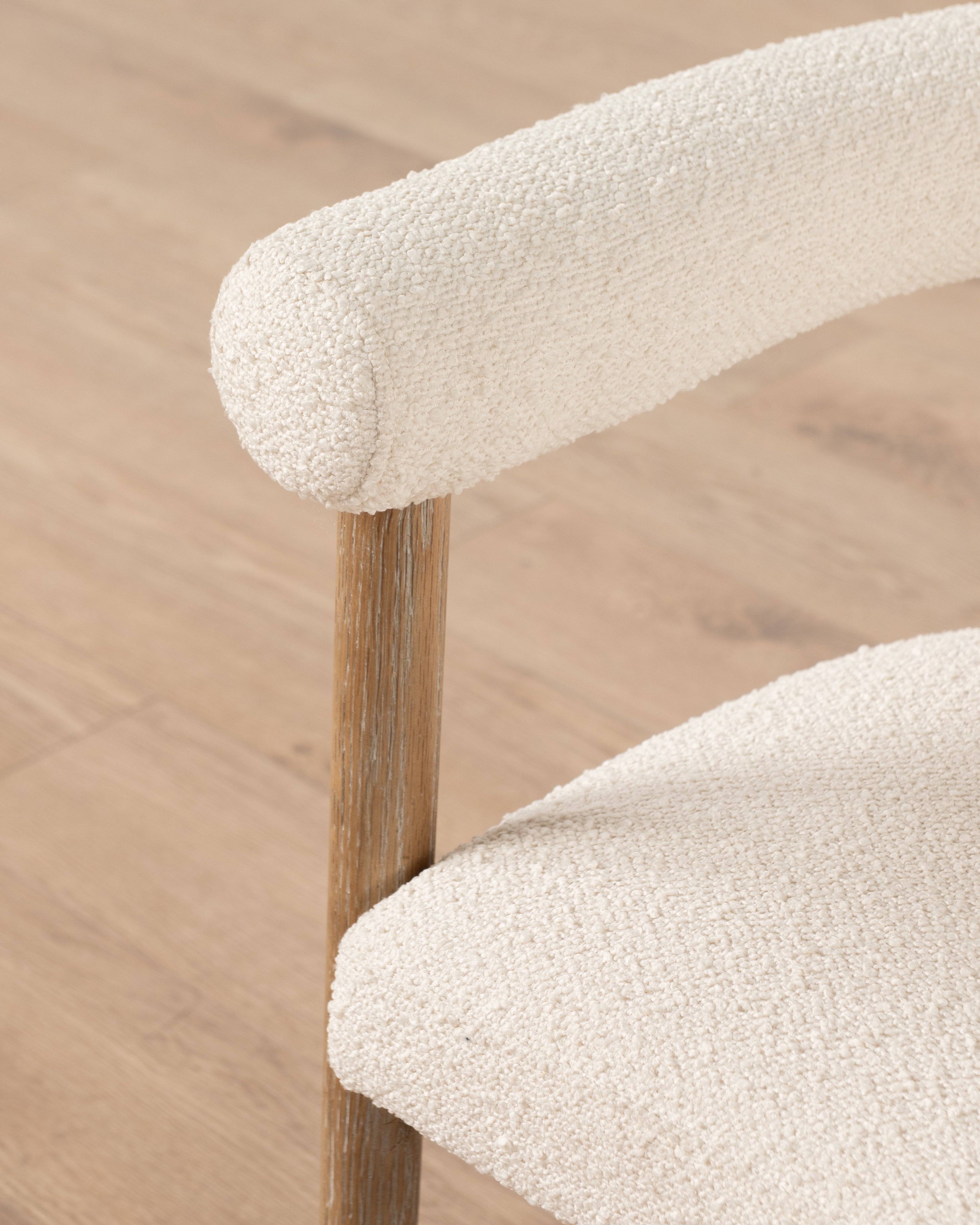 Anele Boucle dining chair