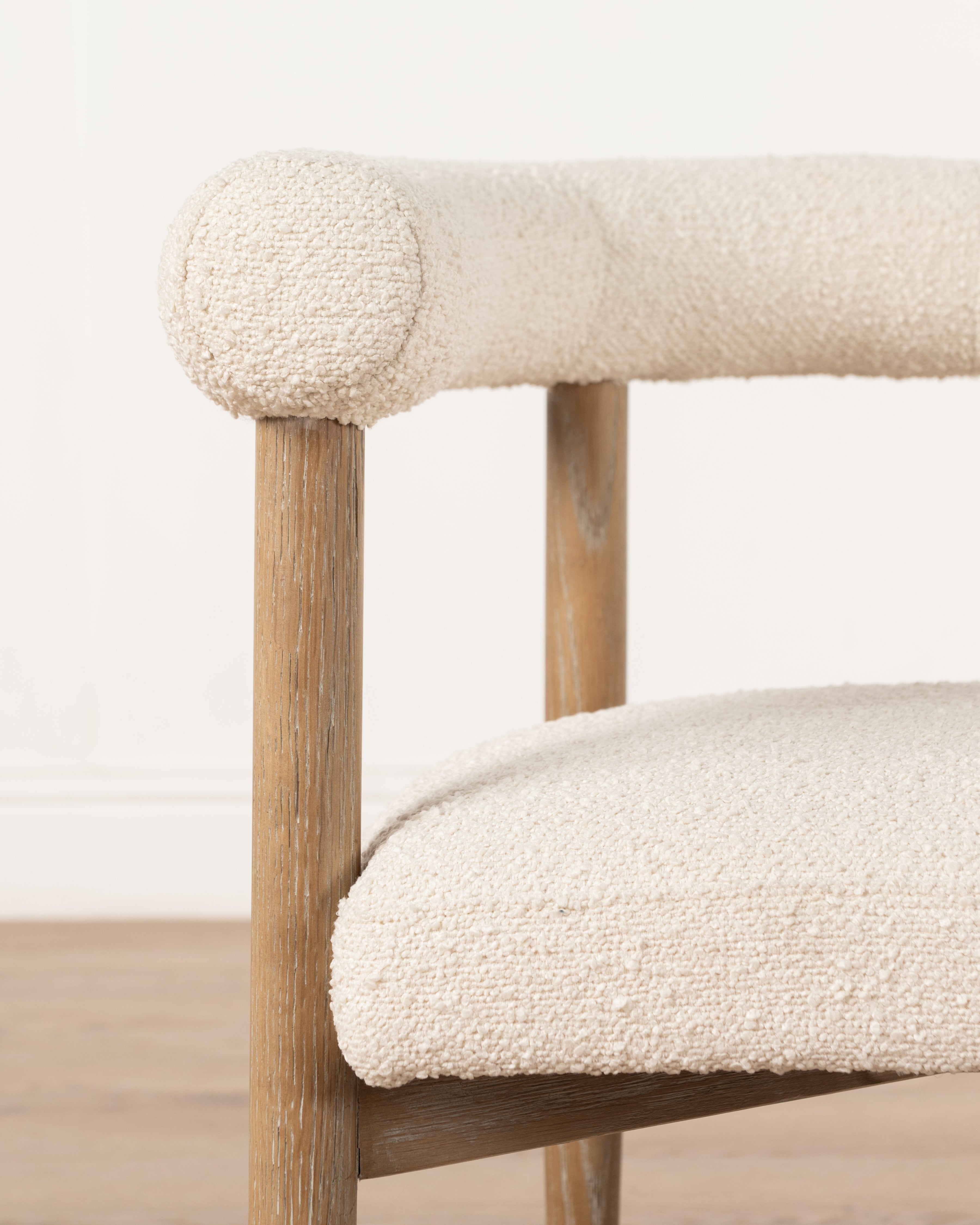 Anele Boucle dining chair