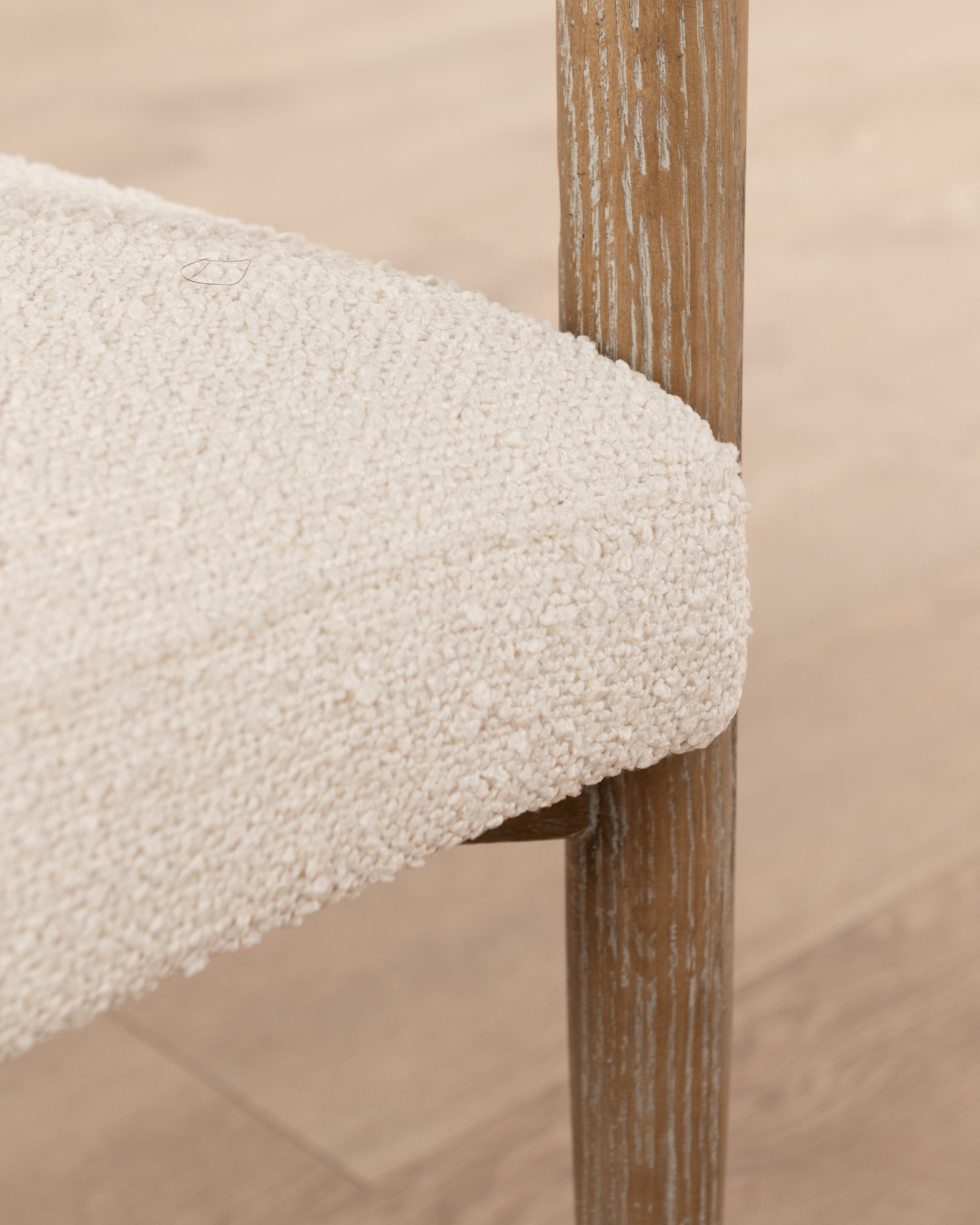 Anele Boucle dining chair