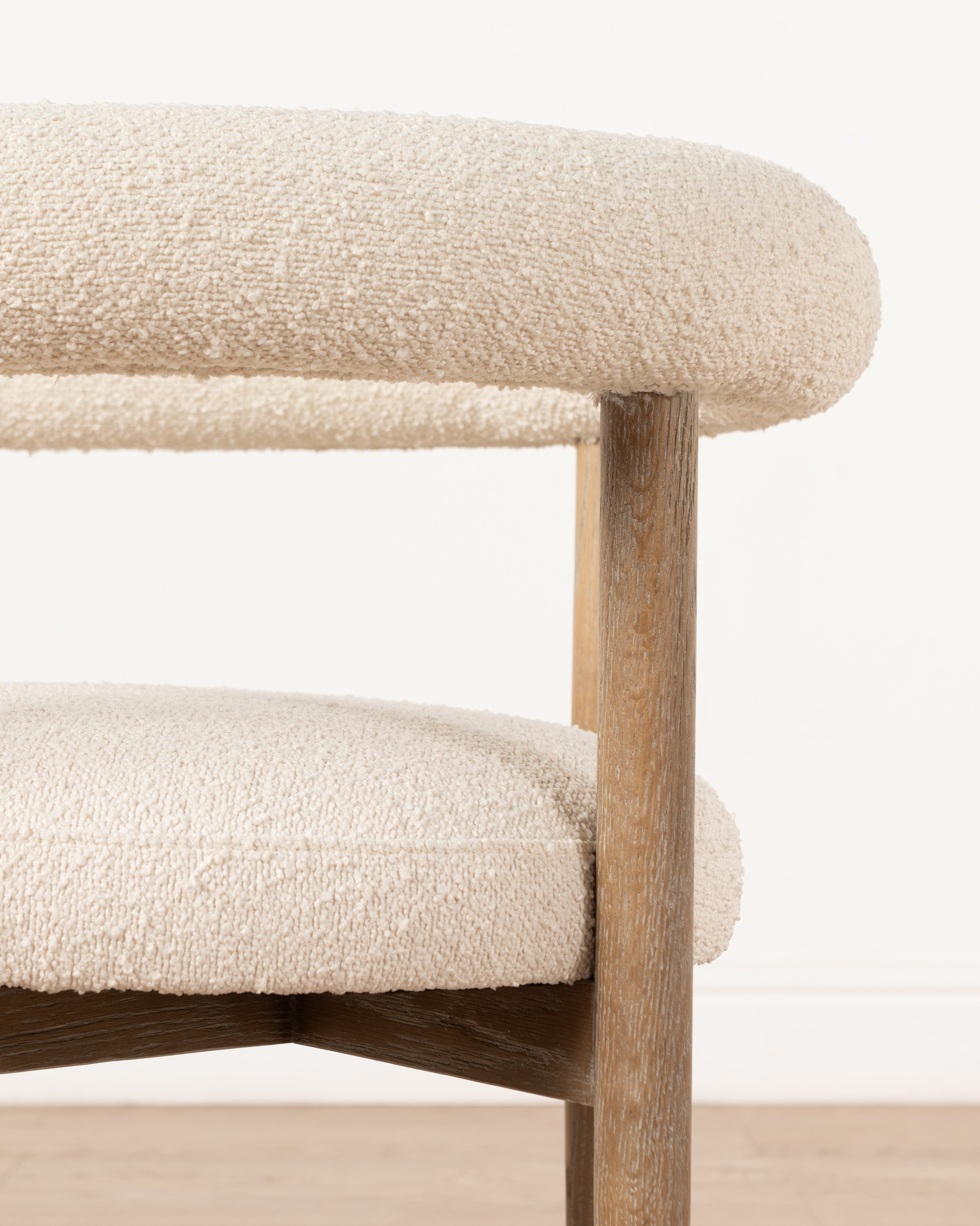 Anele Boucle dining chair