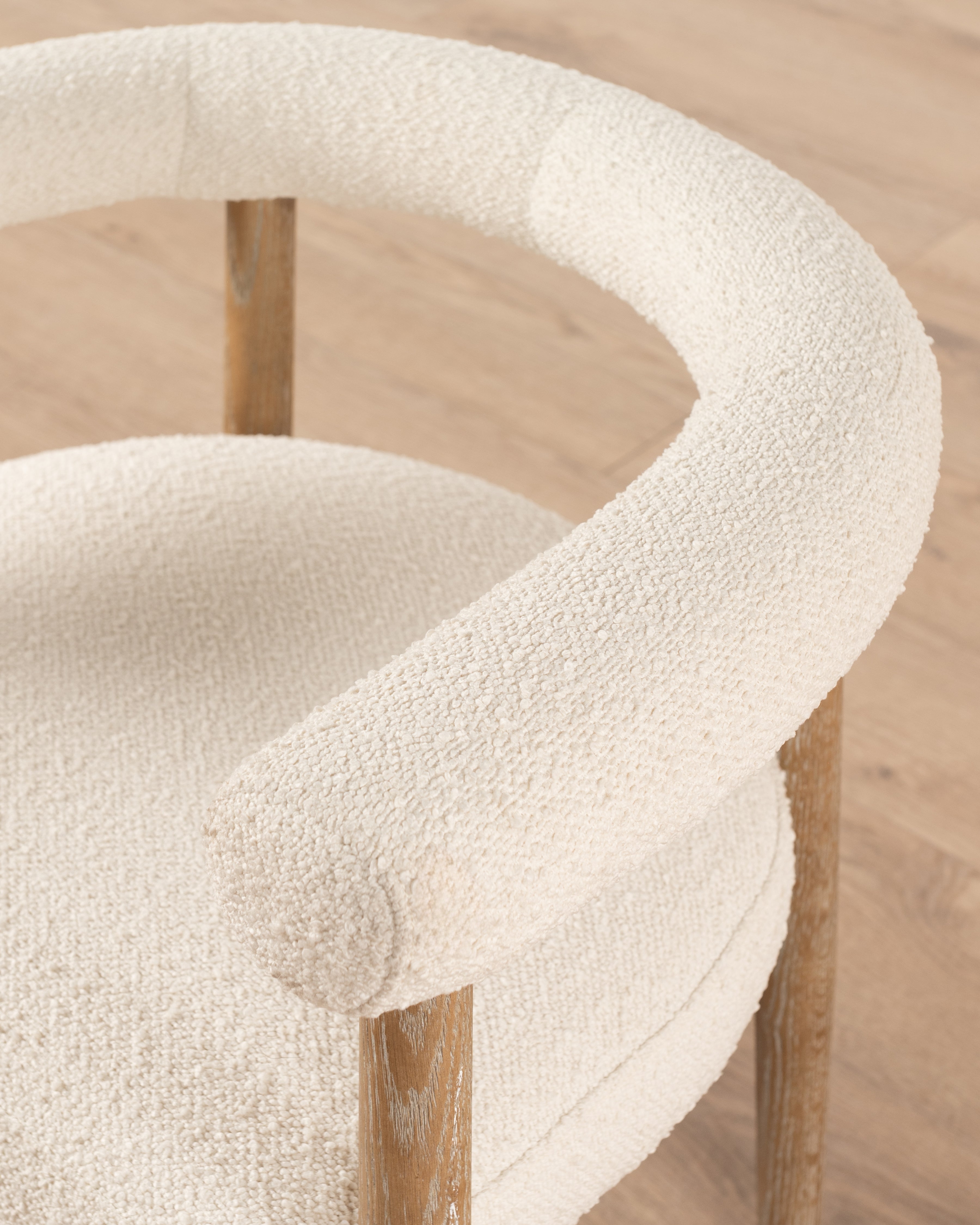 Anele Boucle dining chair