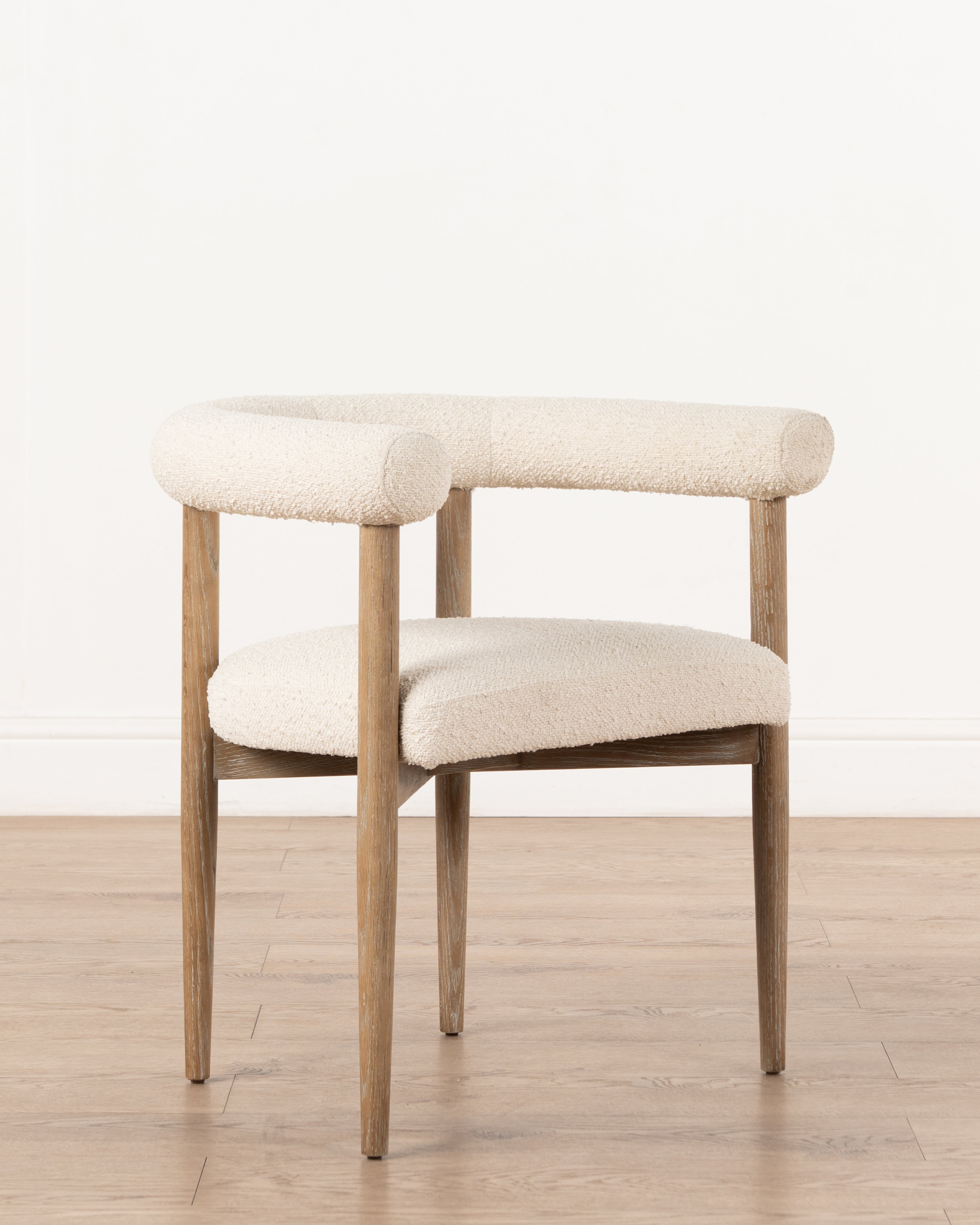 Anele Boucle dining chair