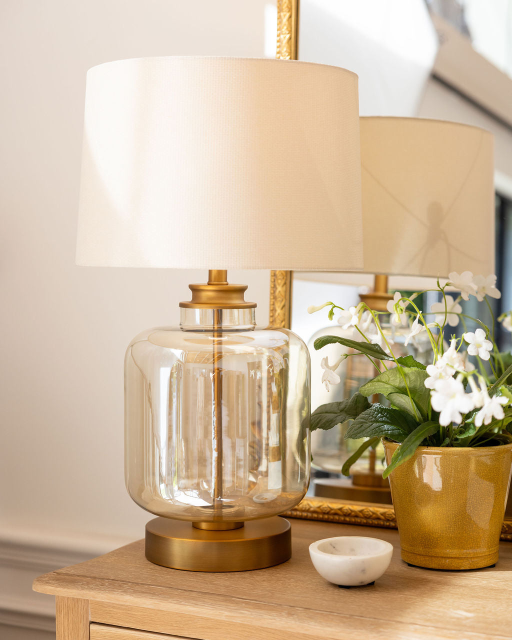 Amber Glow Lamp