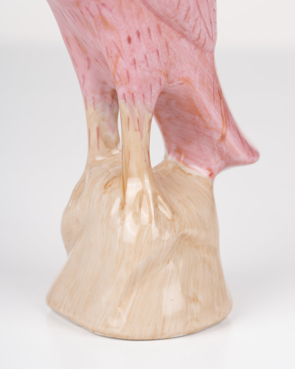 Pink Ceramic Parrot