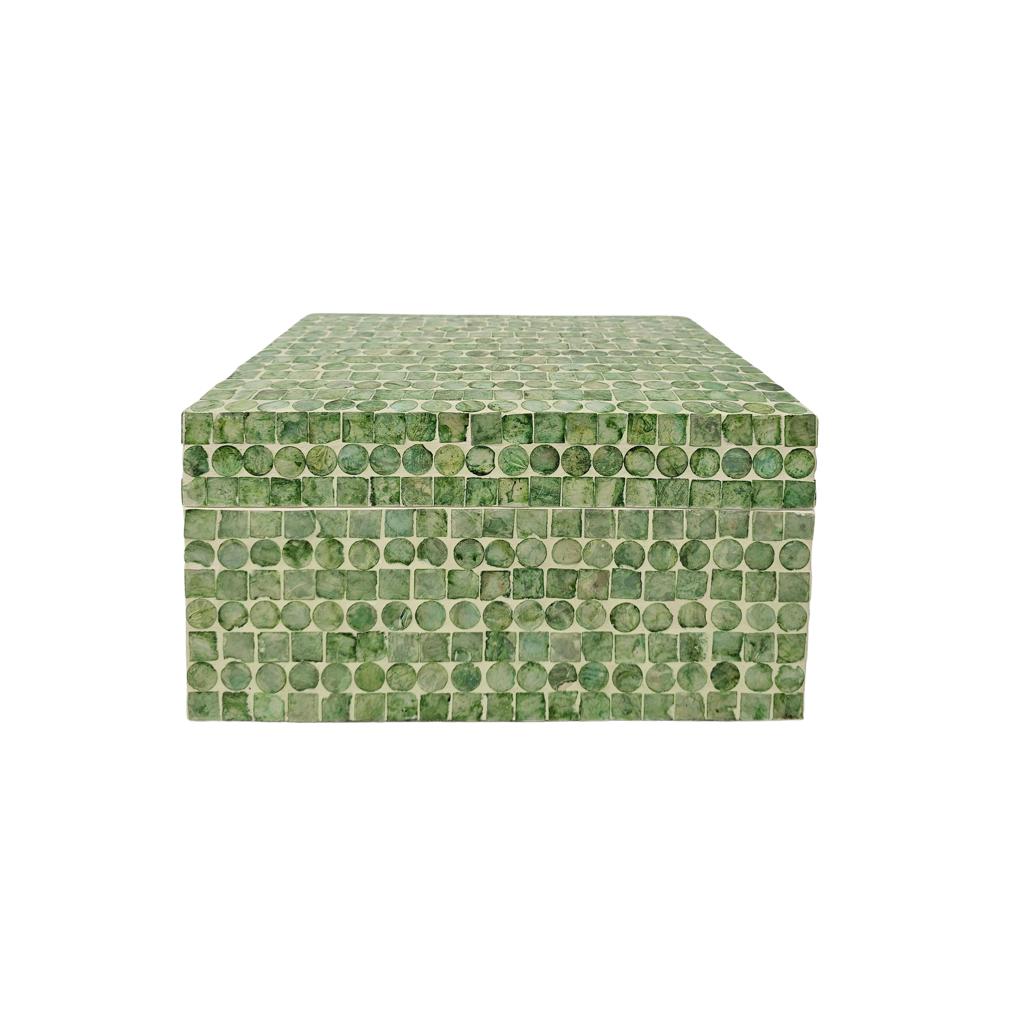 Capiz Lime Storage Box | Large