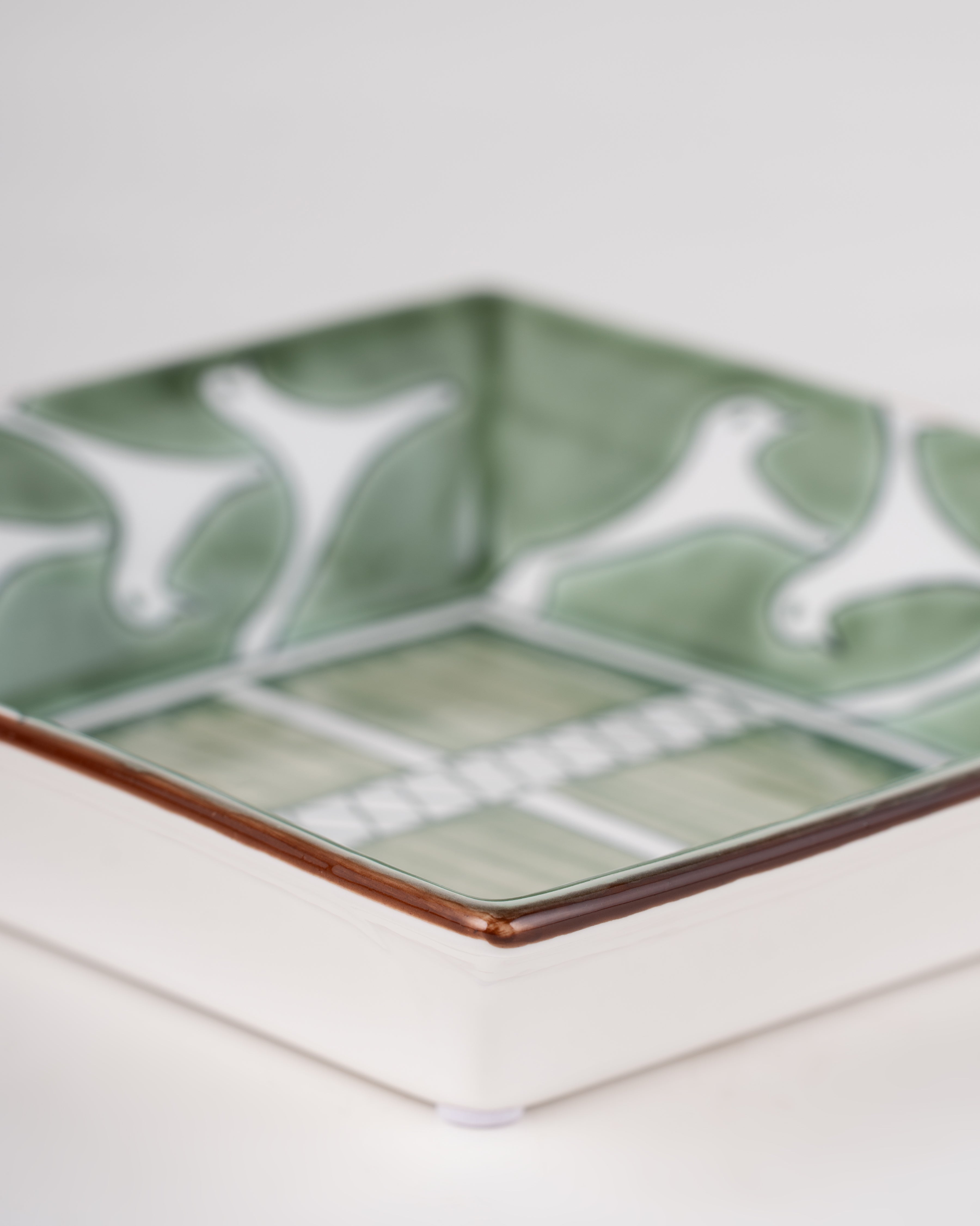 Illustrated Bird Dish