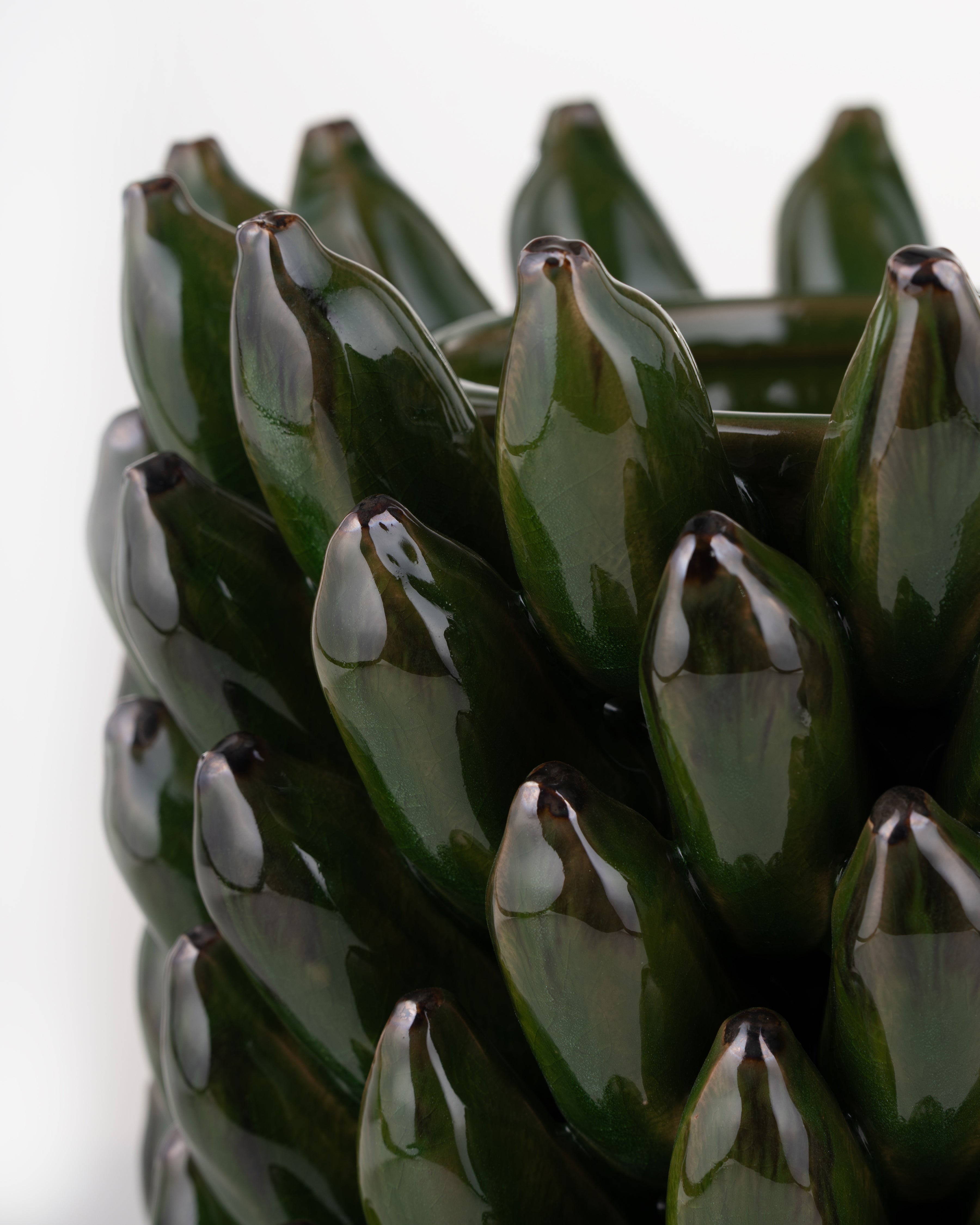Green Banana Ceramic Vase | Small