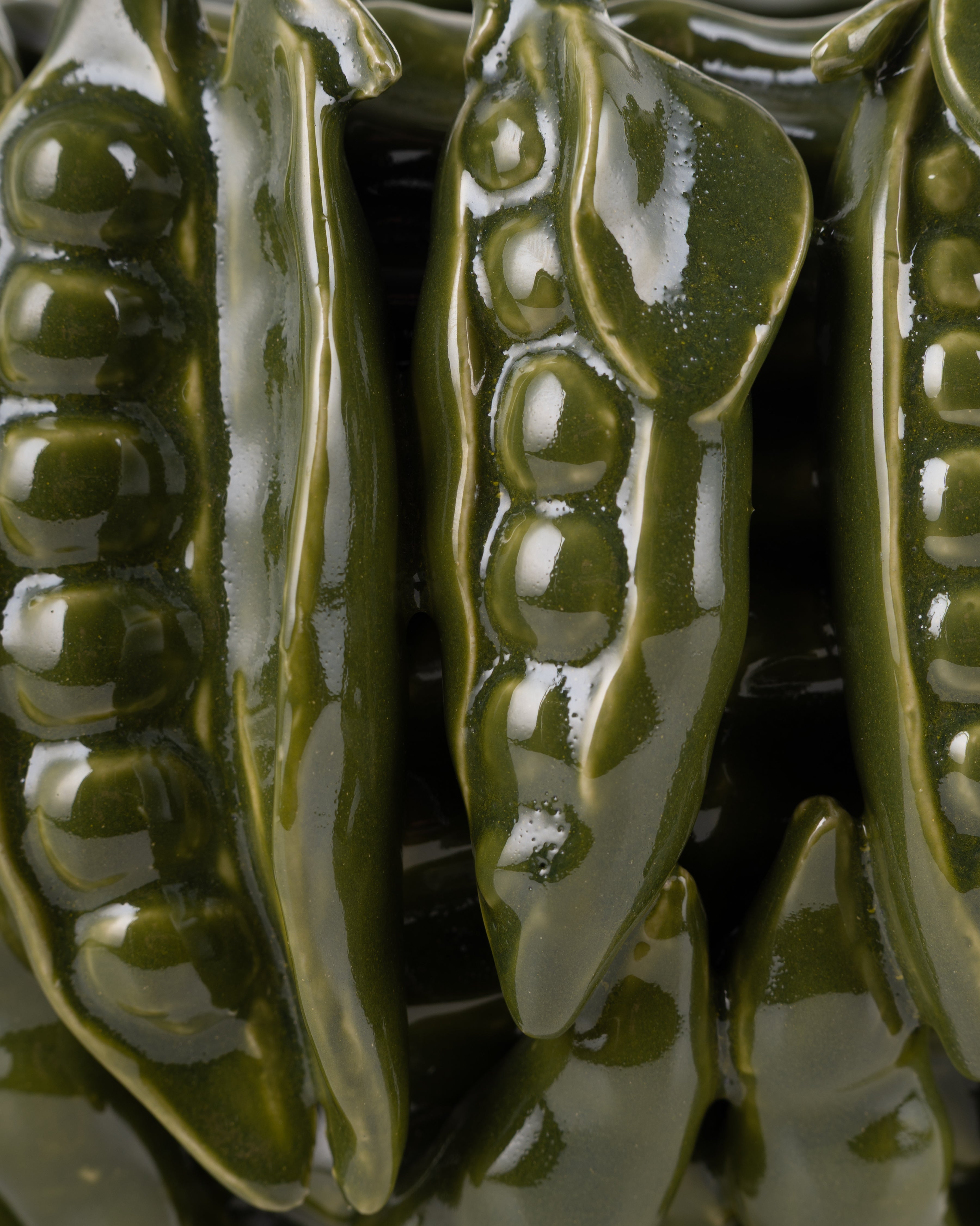 Green Bean Ceramic Pot
