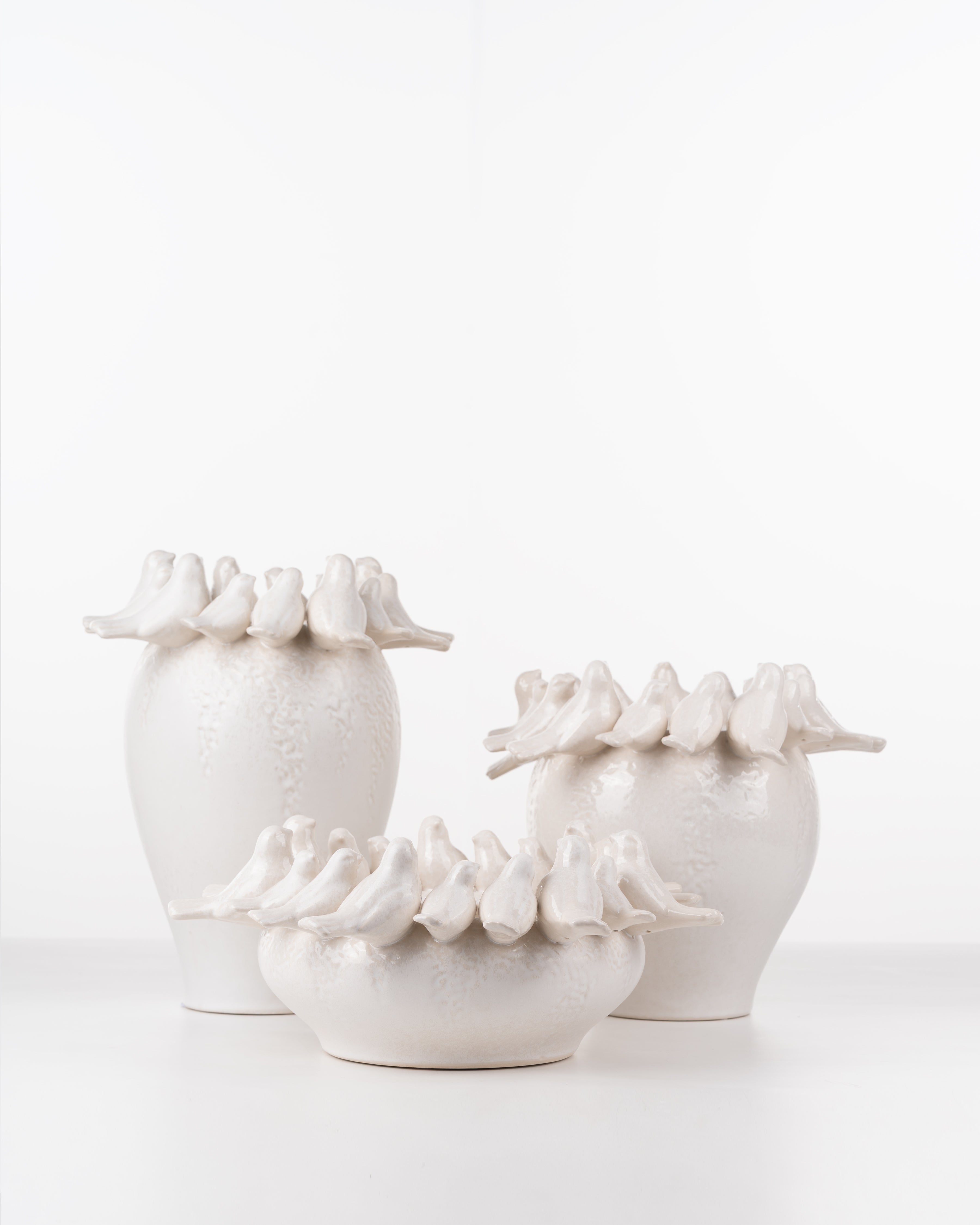 Bird Ceramic Vase