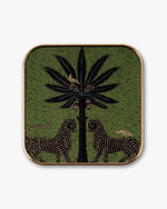 Imperial Leopard Coaster | Green