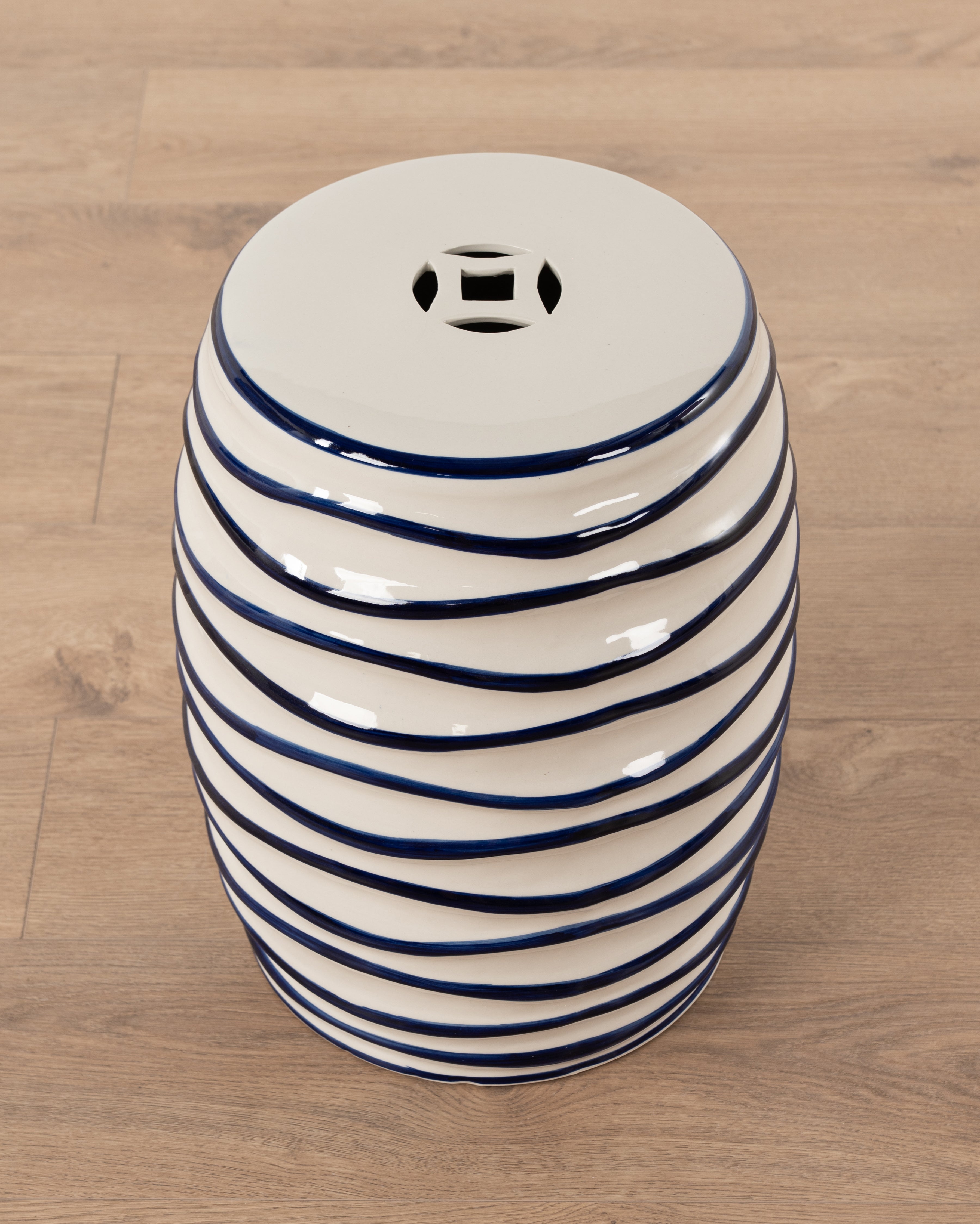 Wave Ceramic Stool