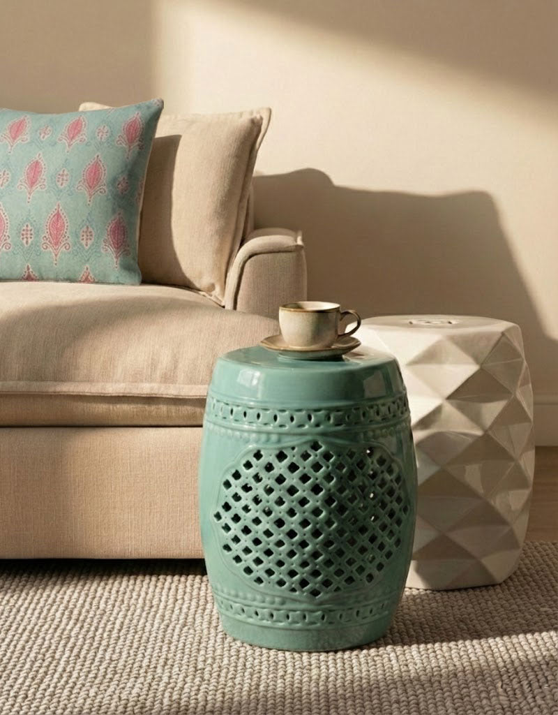 Marrakesh Ceramic Stool