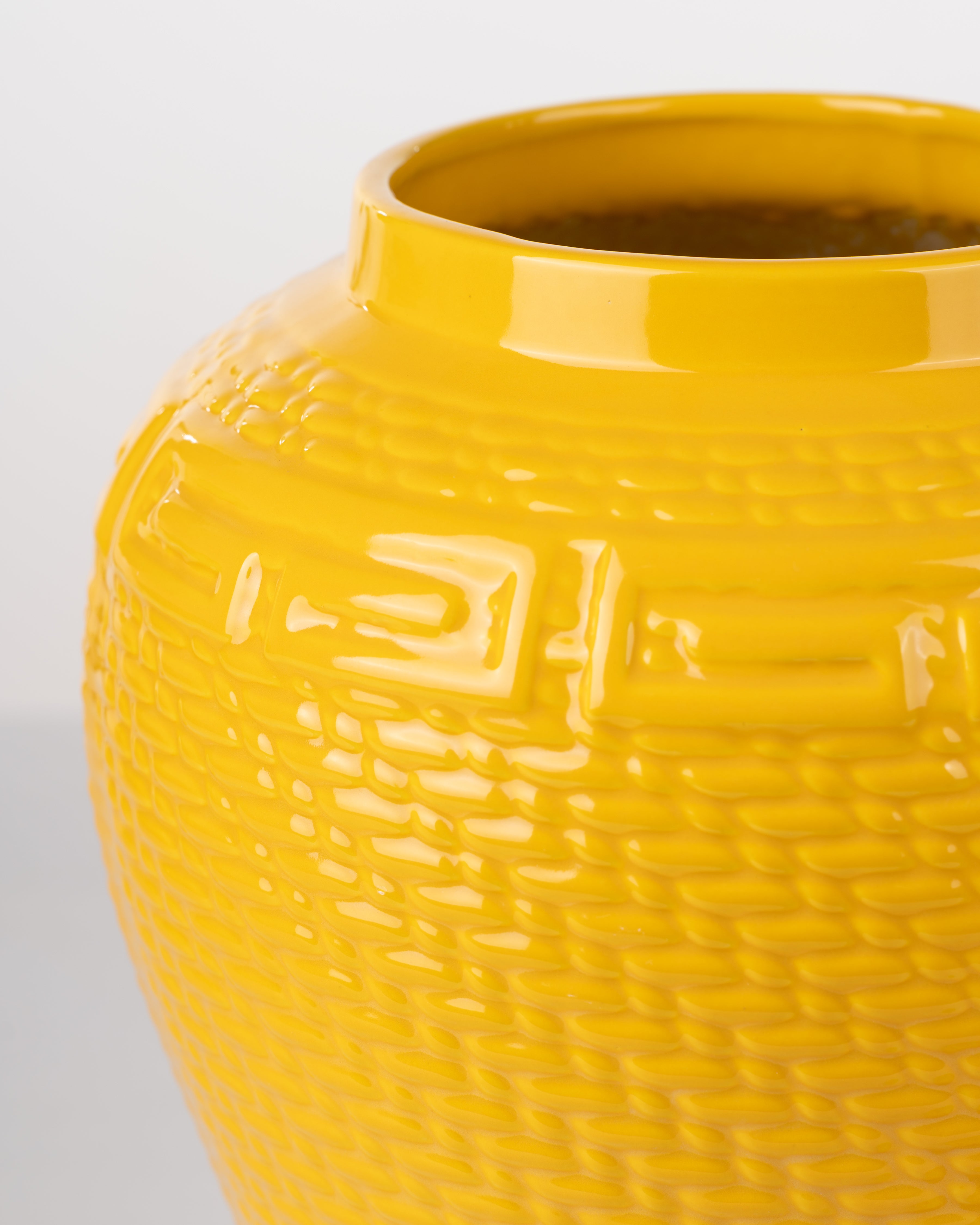 Marigold Ceramic Ginger Jar