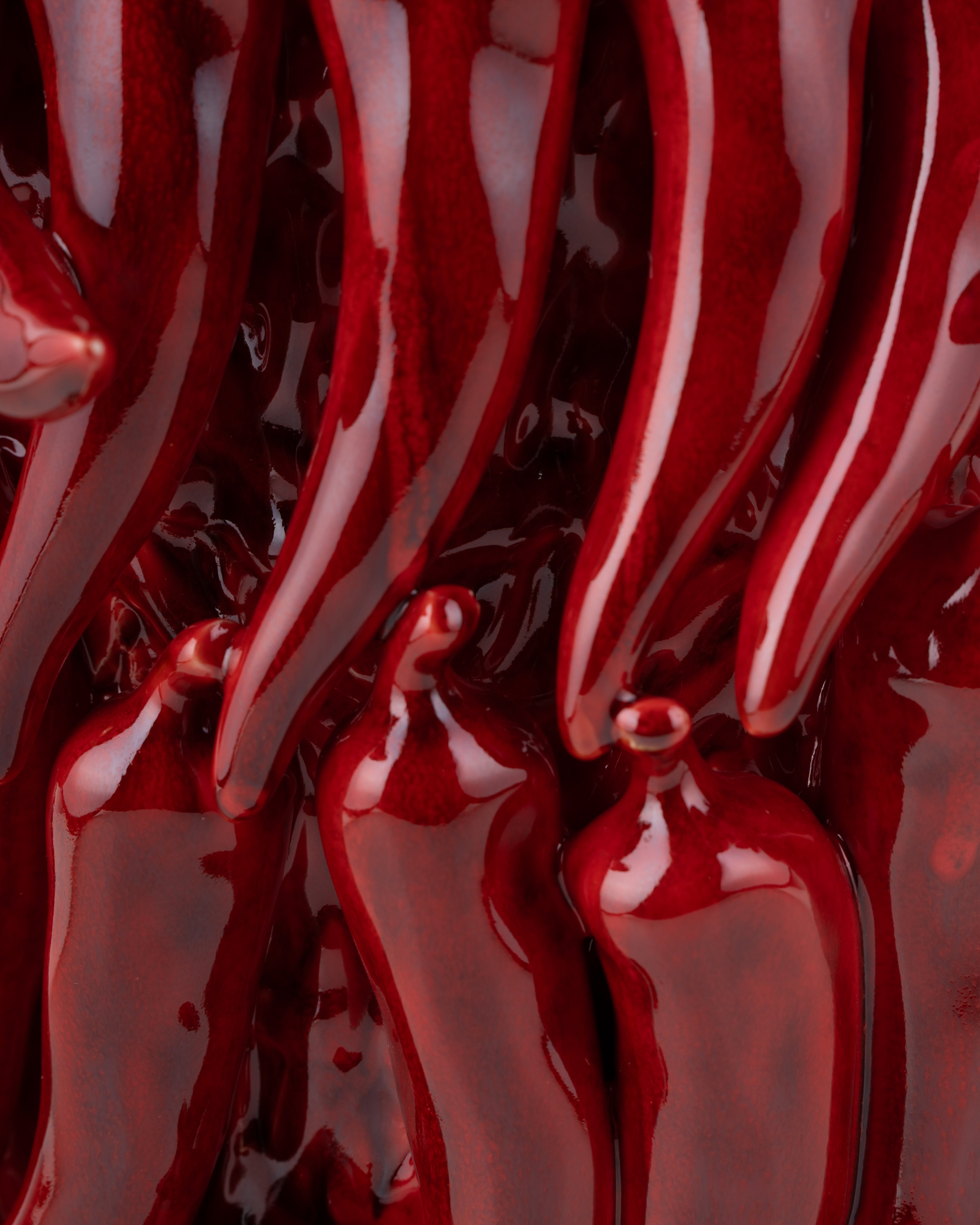 Scarlet Chilli Ceramic Vase