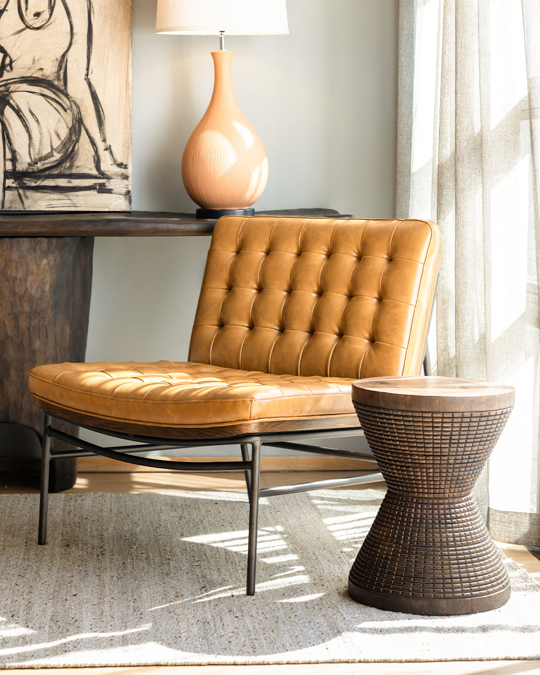 Guilloche Diabolo Stool