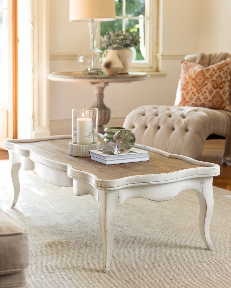 Faustine Coffee Table | White