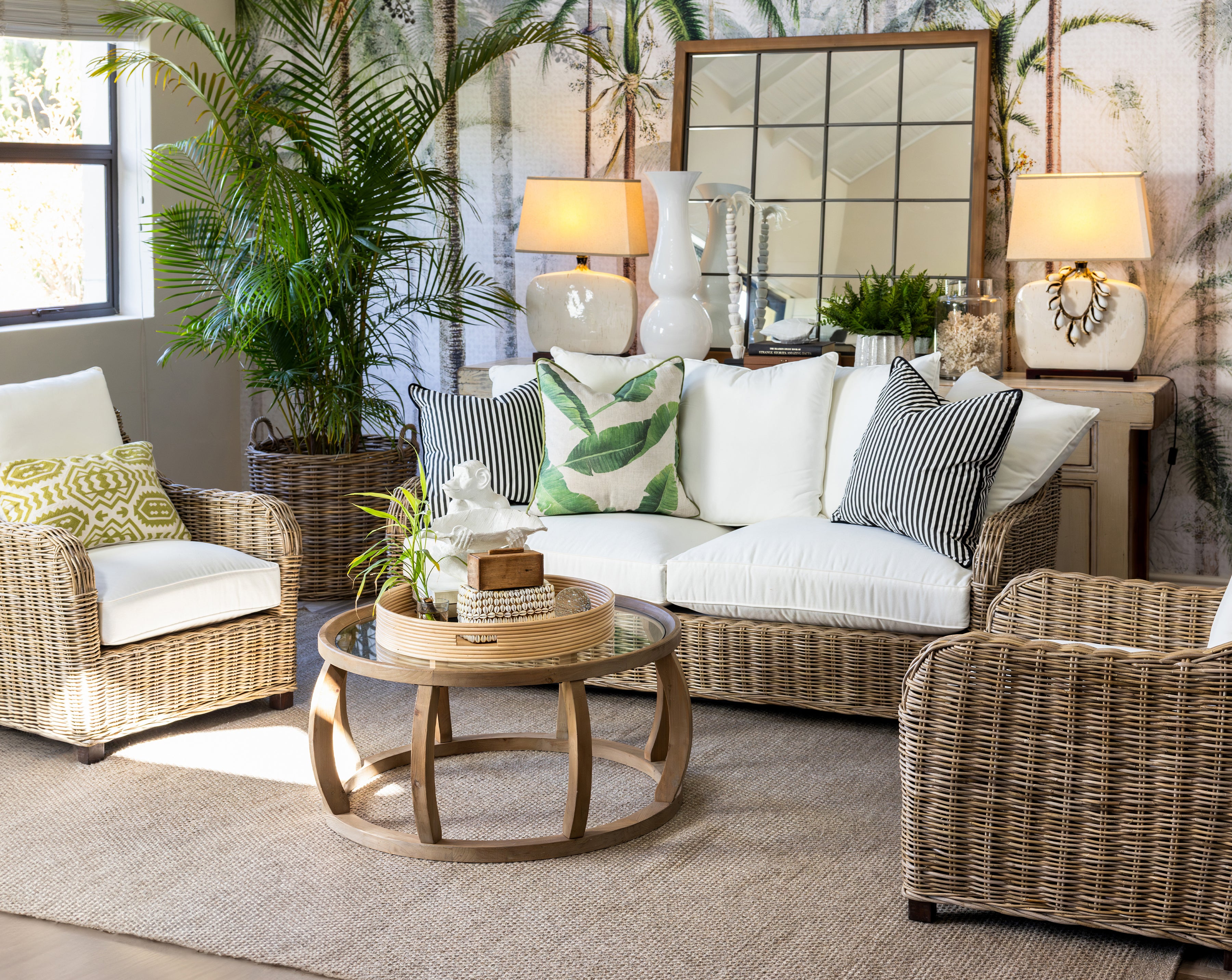 Cape Cane 2.5 seater Sofa