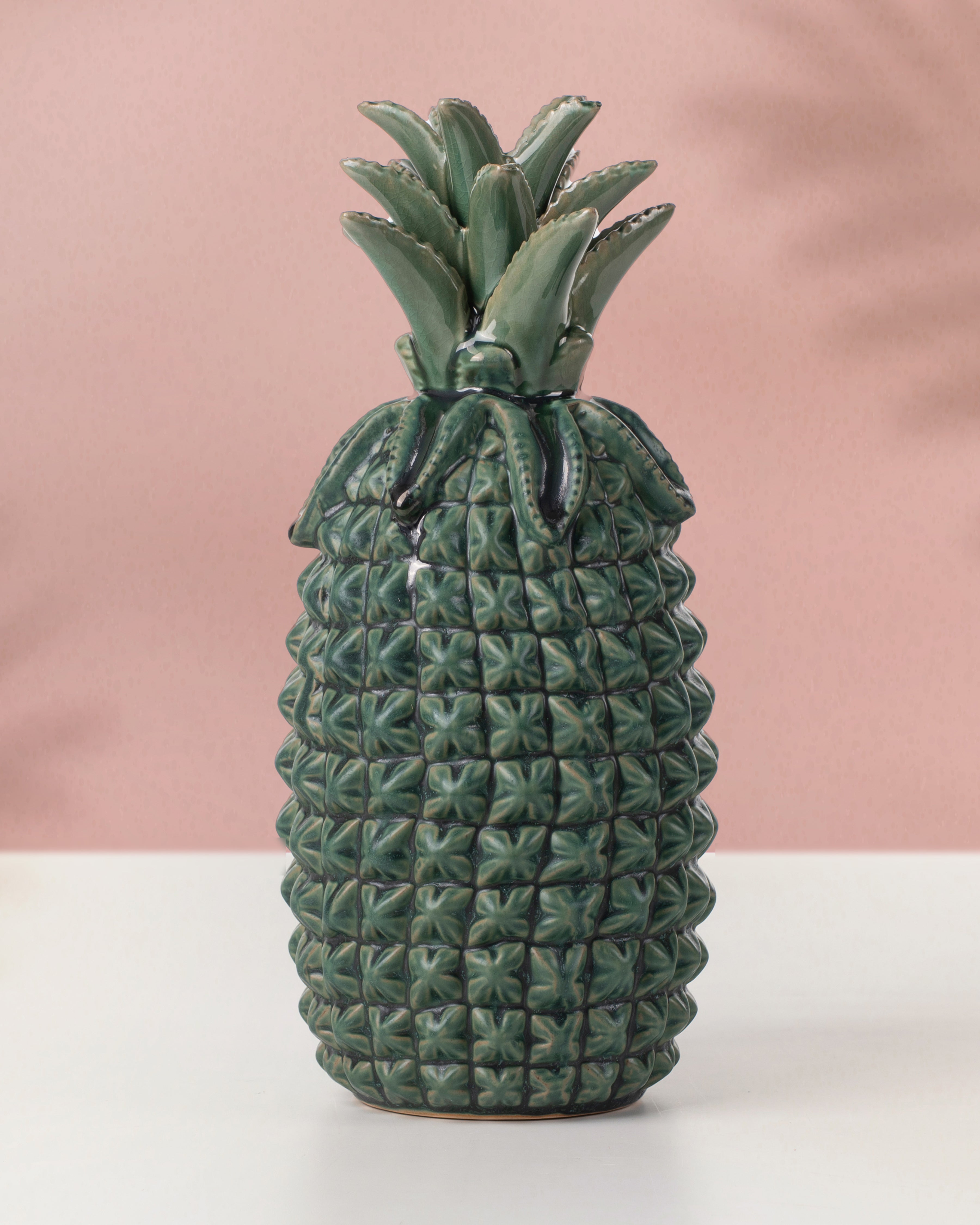 Green Ceramic Pineapple