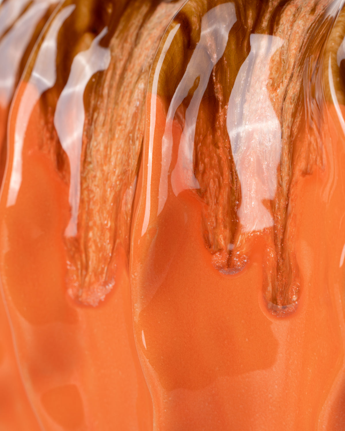 Ruffled Ceramic Vase