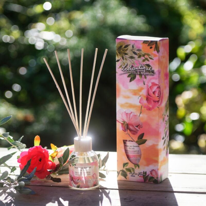 Jardin d'Aquarelles Damask Rose Olive Fragrance Diffuser