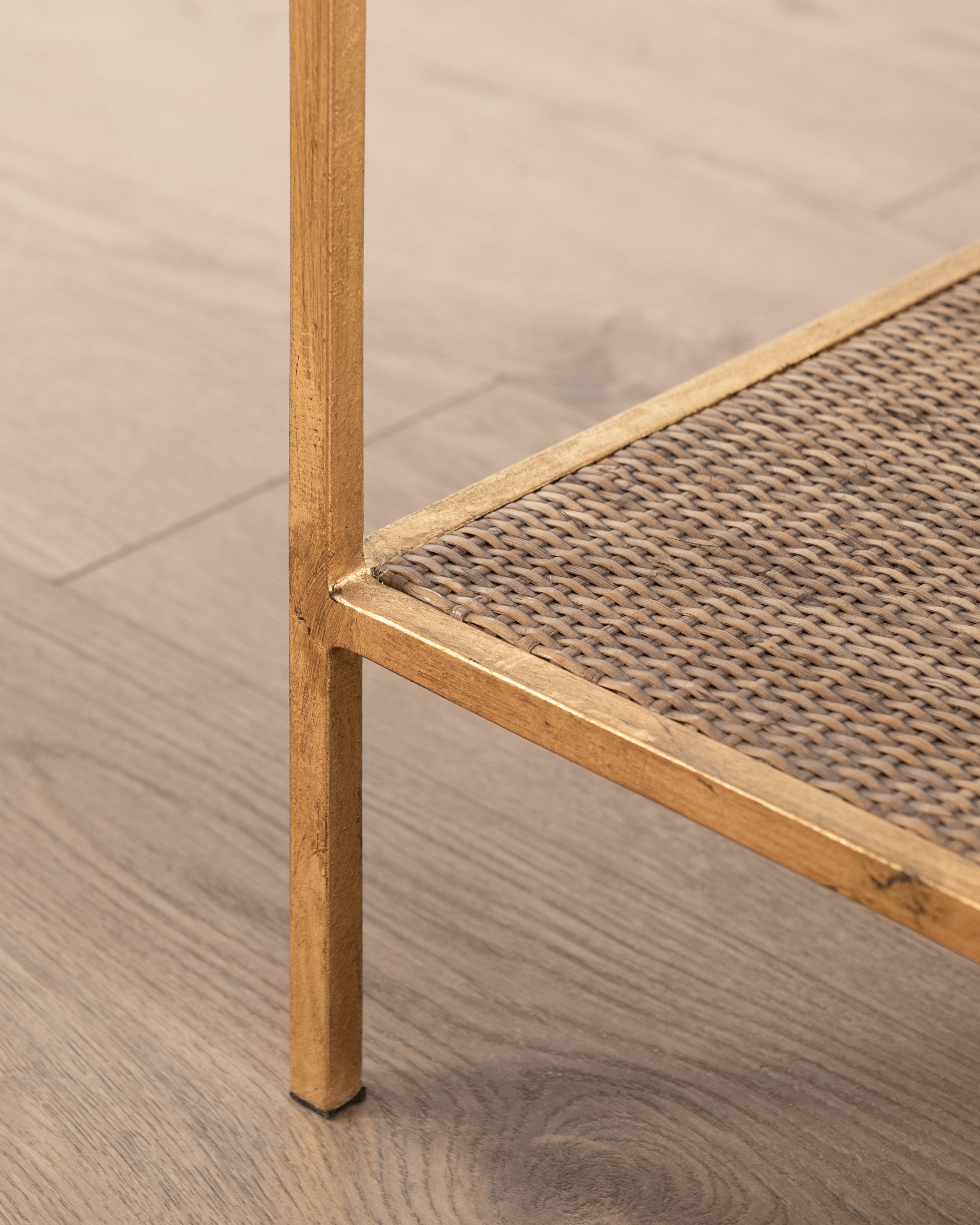 Sardinia Rectangle Side Table | Natural Rattan