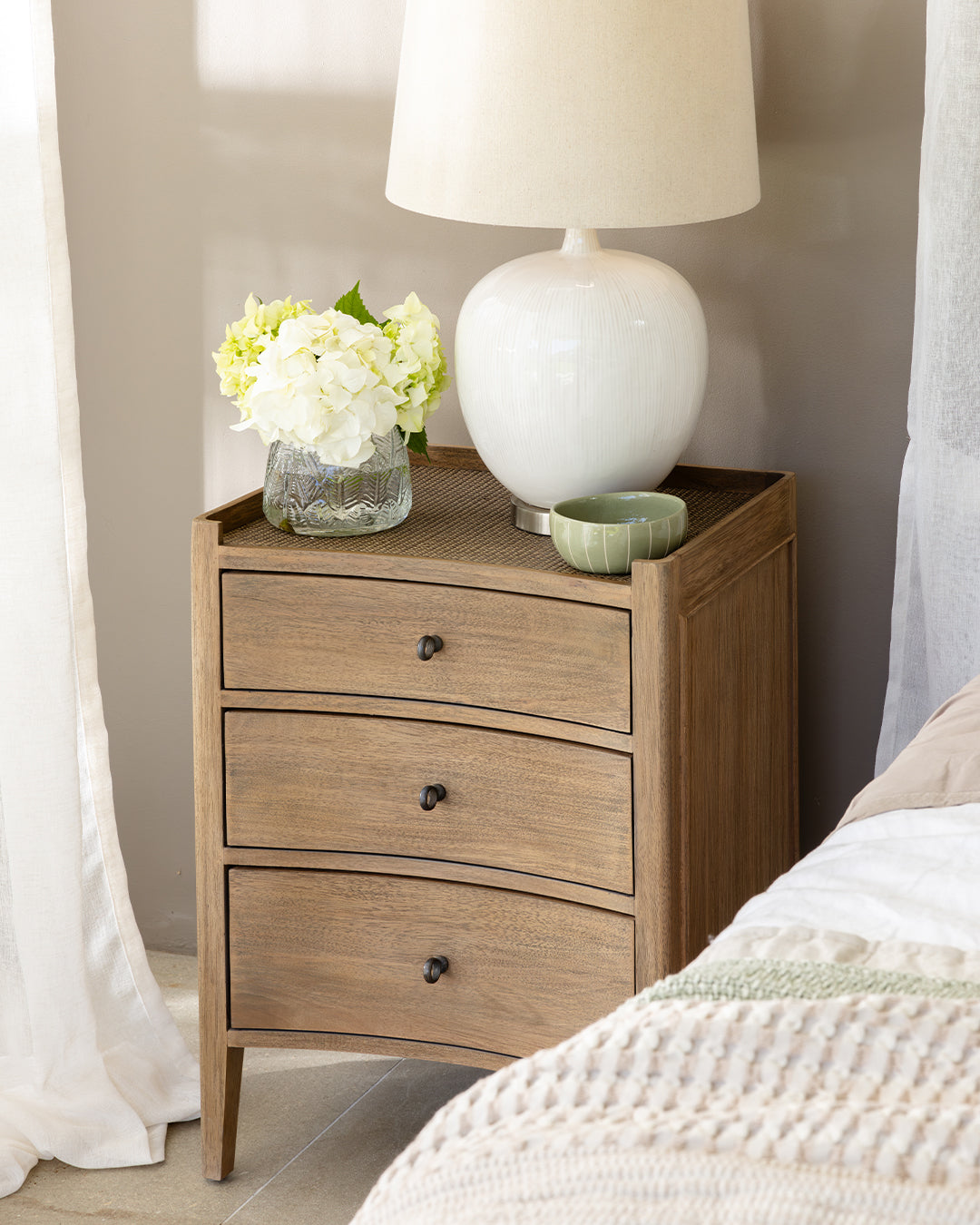 Plantation Bedside Table | Natural