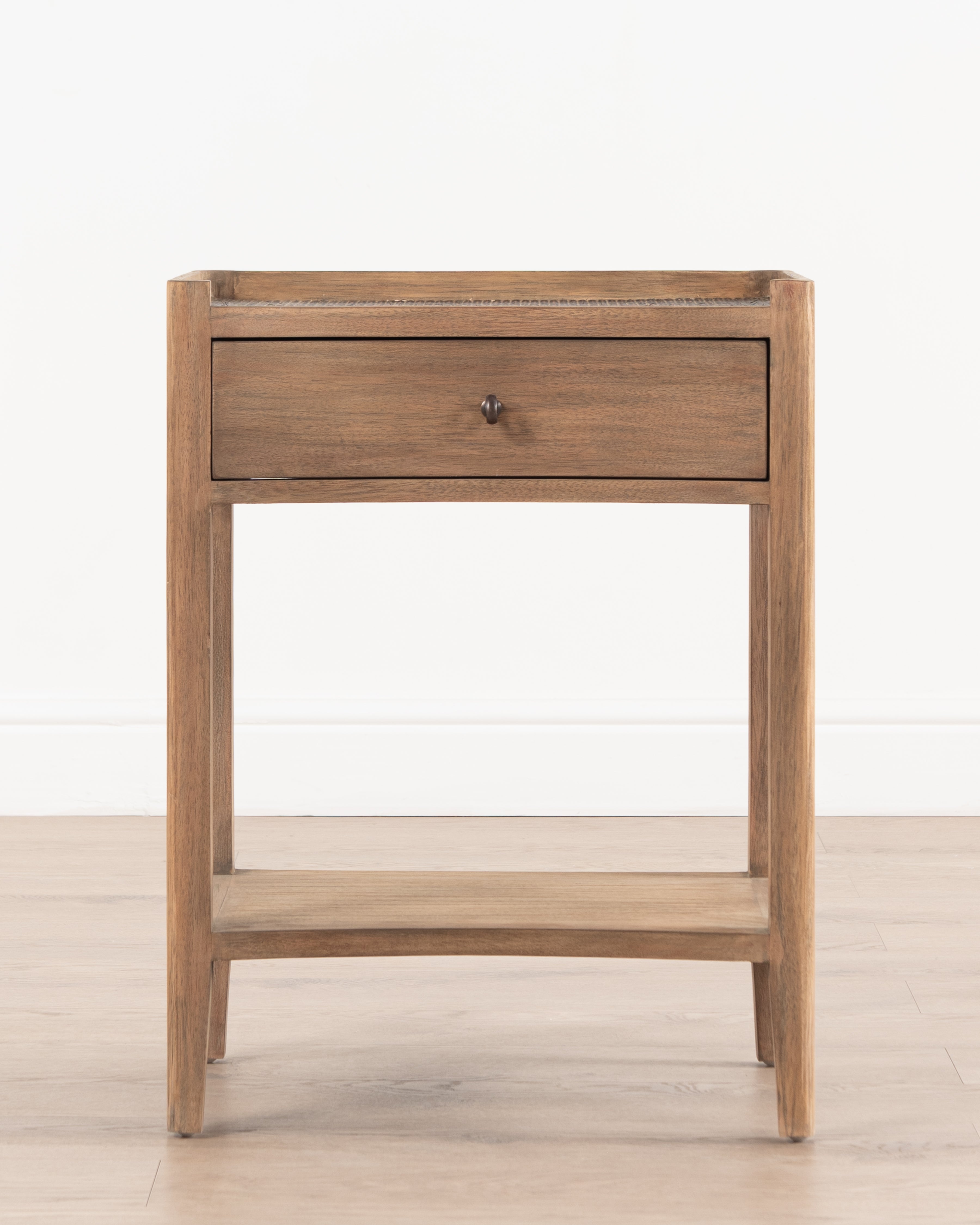 Plantation Bedside Table | 1 Drawer - Natural