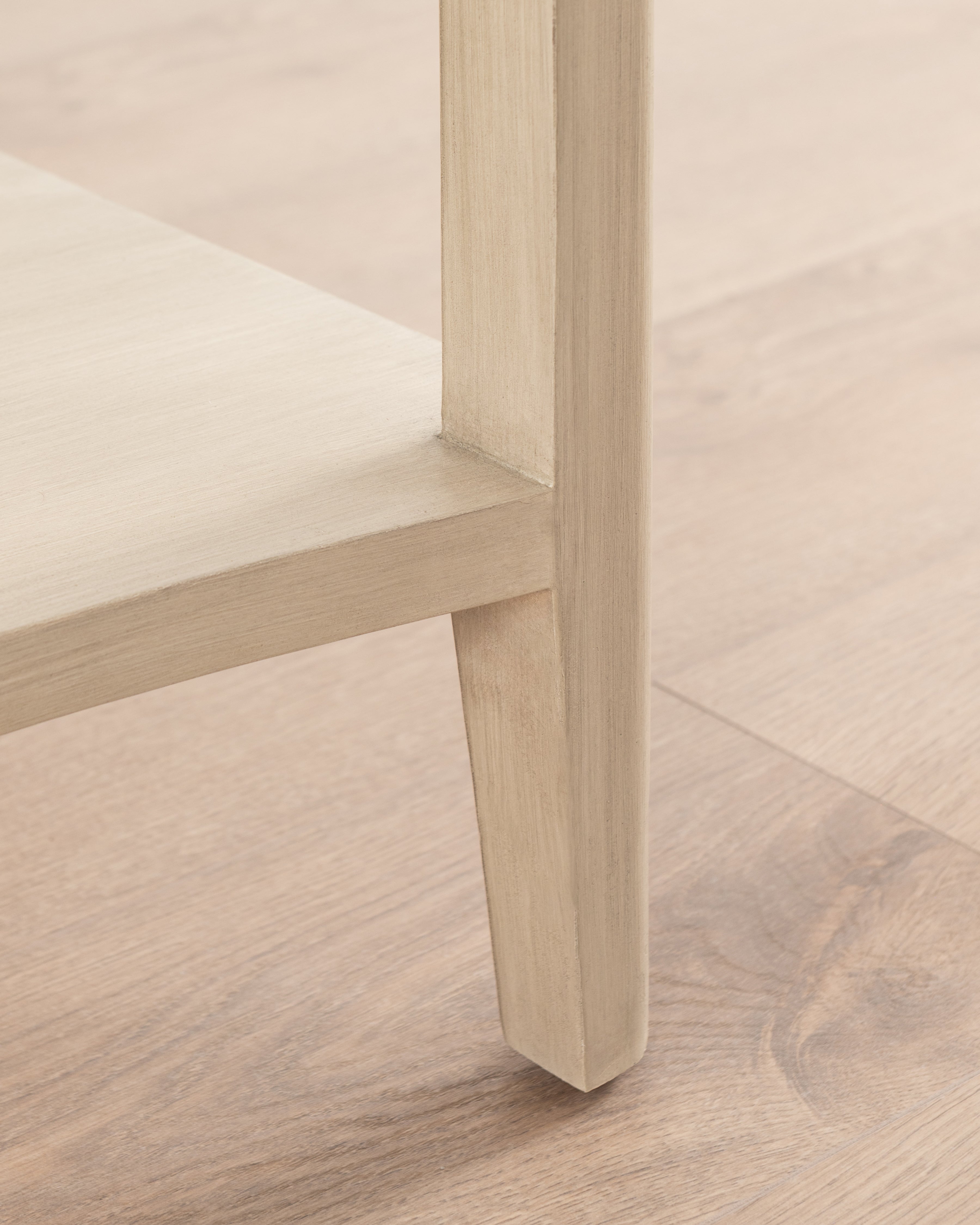 Plantation Bedside Table | 1 Drawer - White