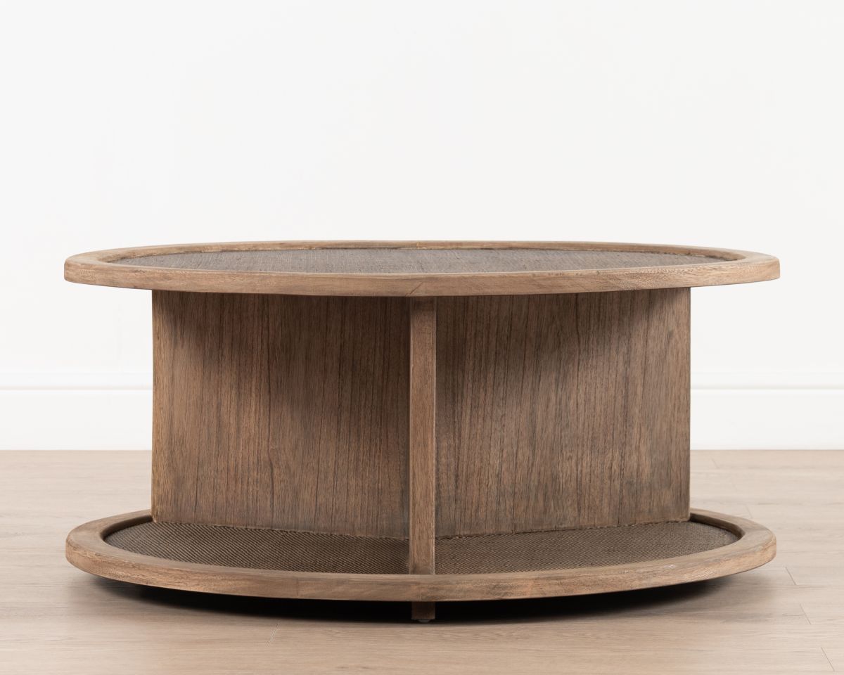 Palm round coffee table