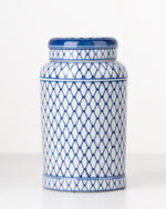 Cobalt Lattice Ginger Jar | Large