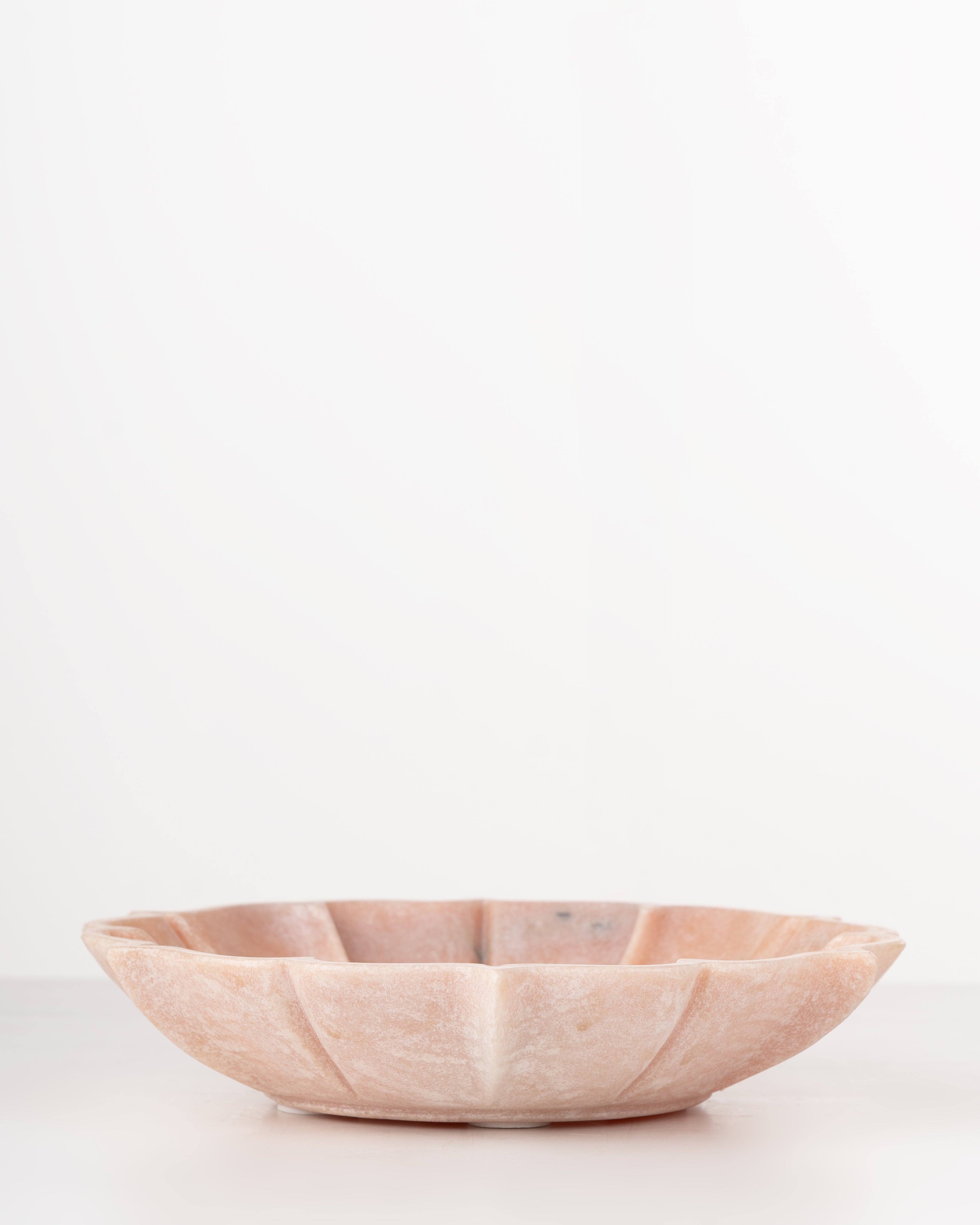 Scalloped Marble Bowl