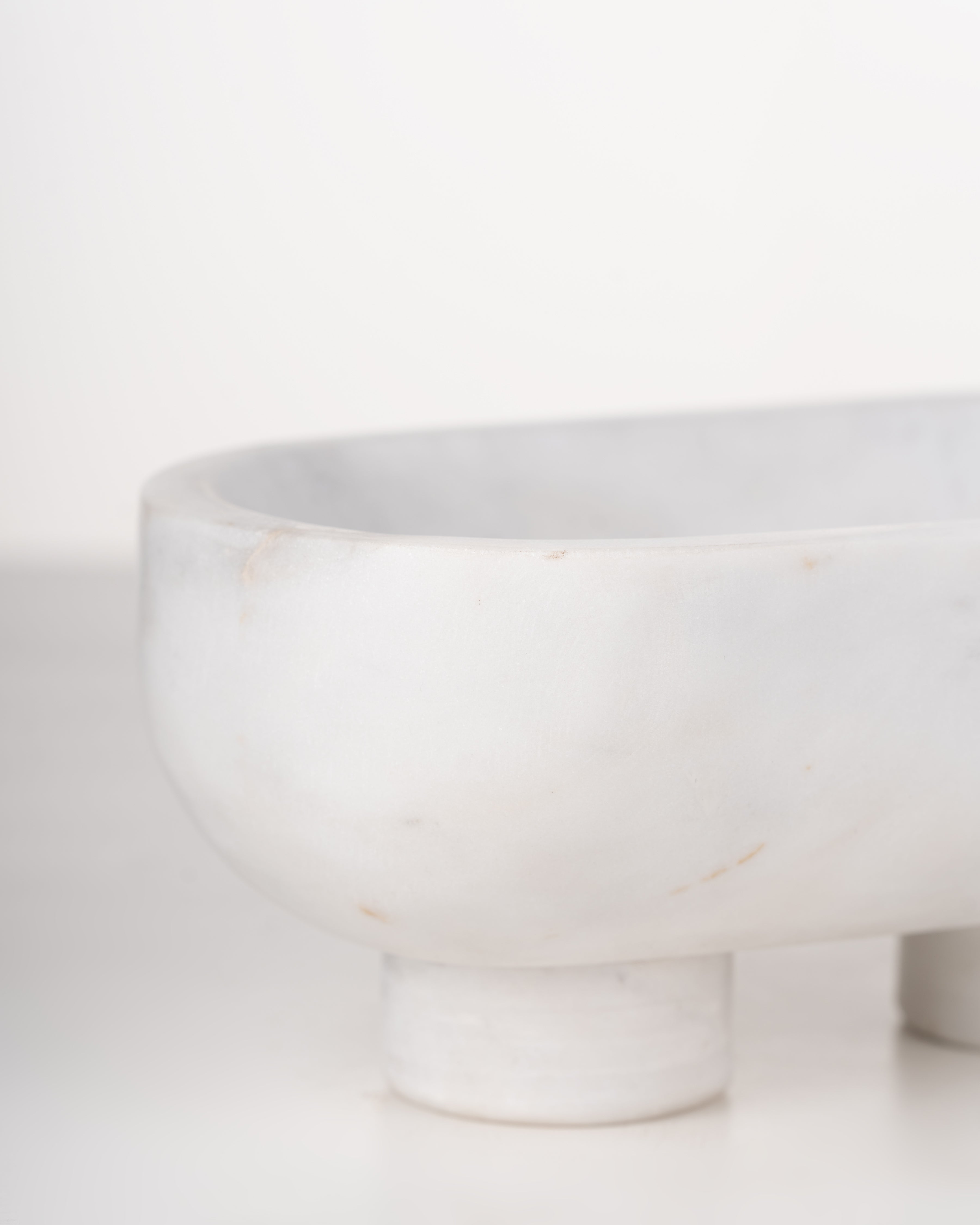 Marble Footed Bowl