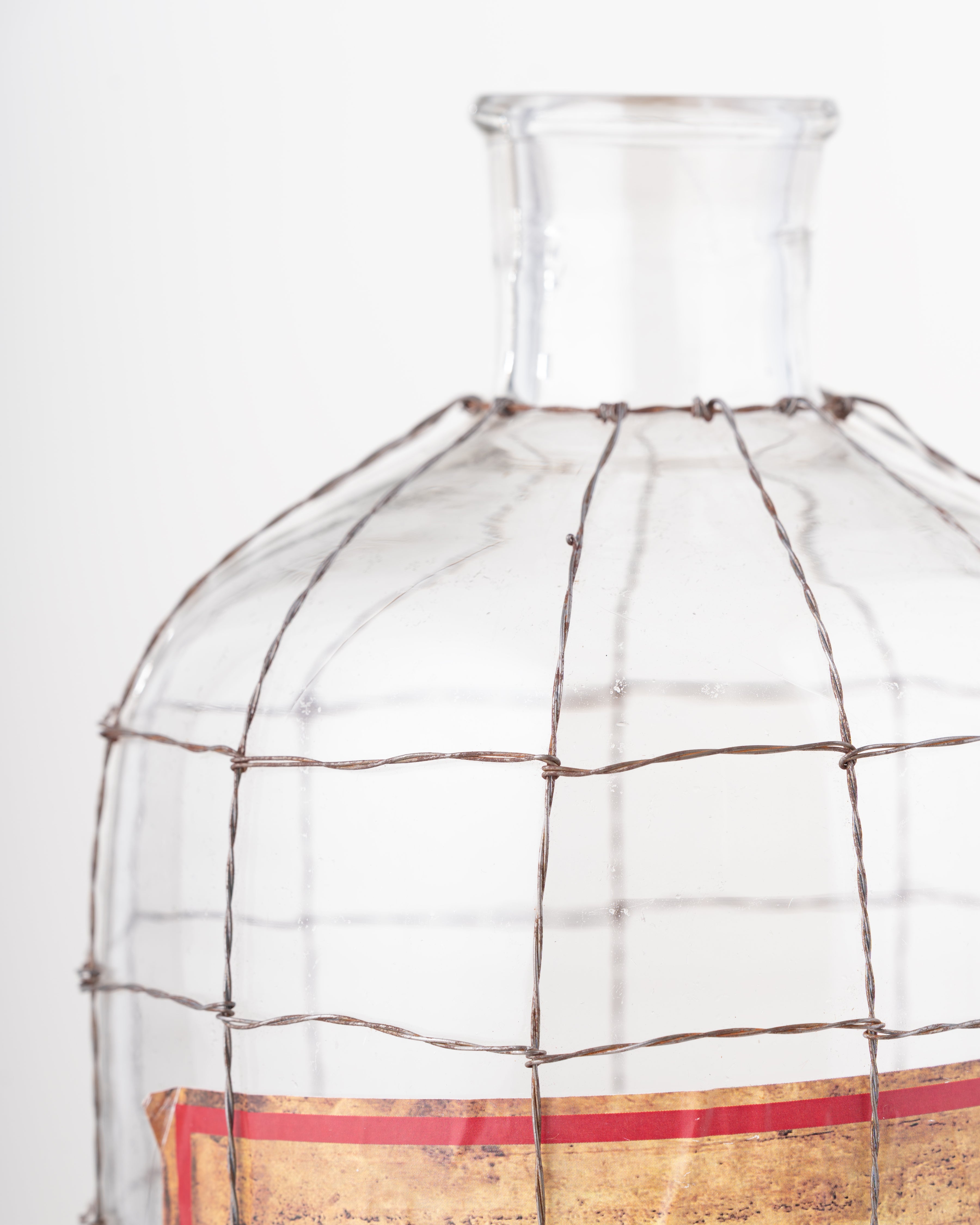 Vintage Wire Glass Vase | Small