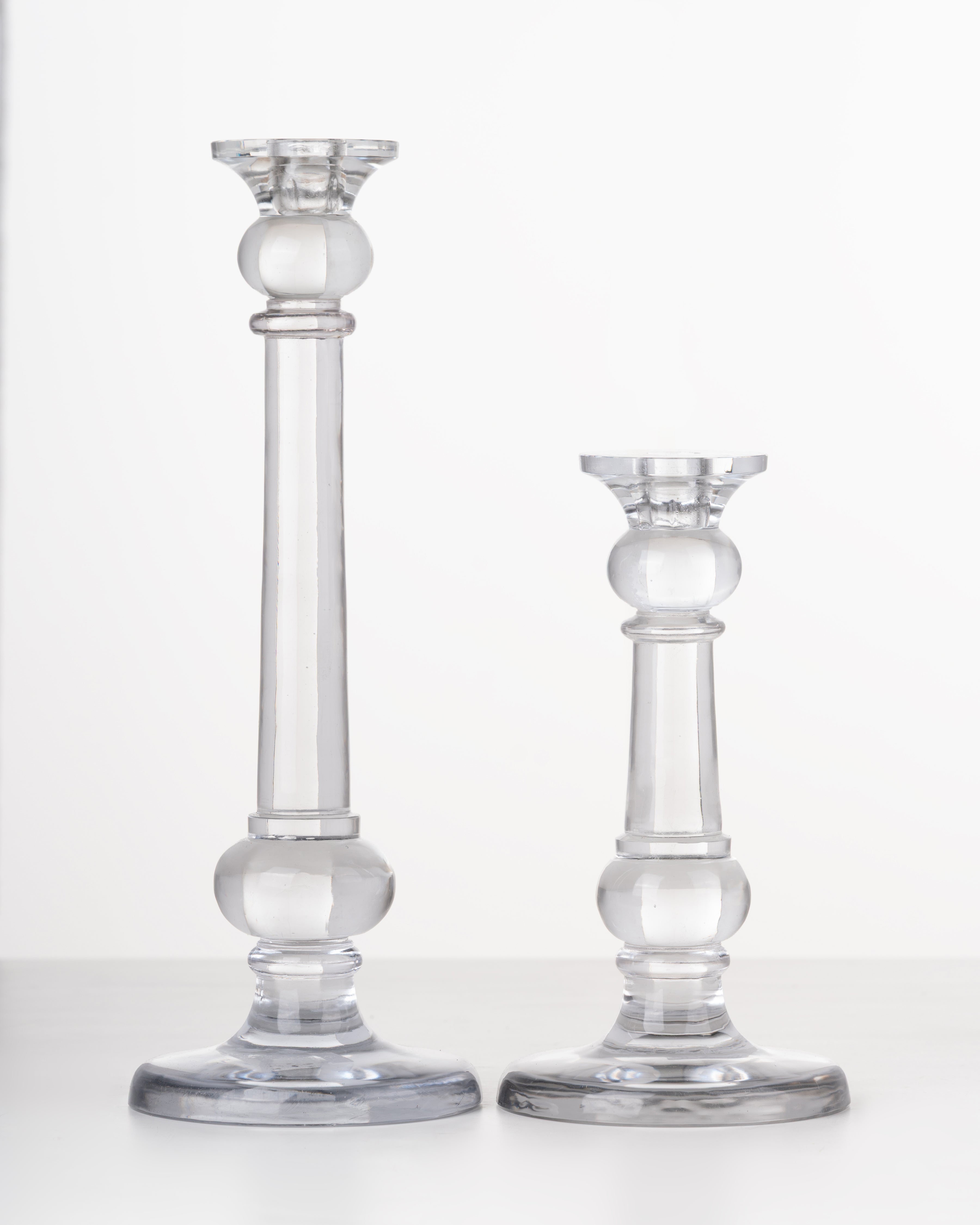 Column Glass Candlestick | Large