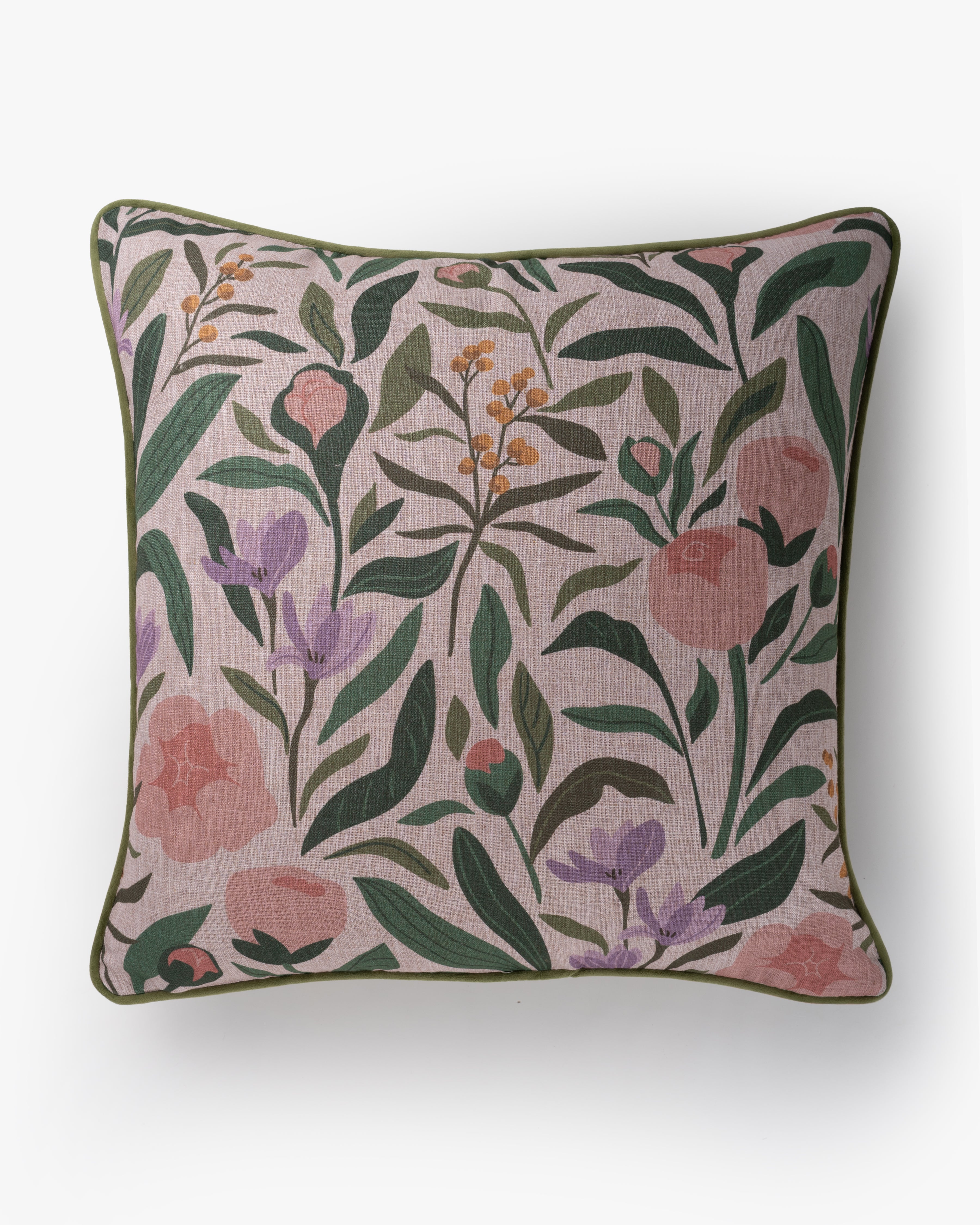 Pink Rose Bud Cushion