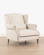Lille Loveseat | Cream Stripe