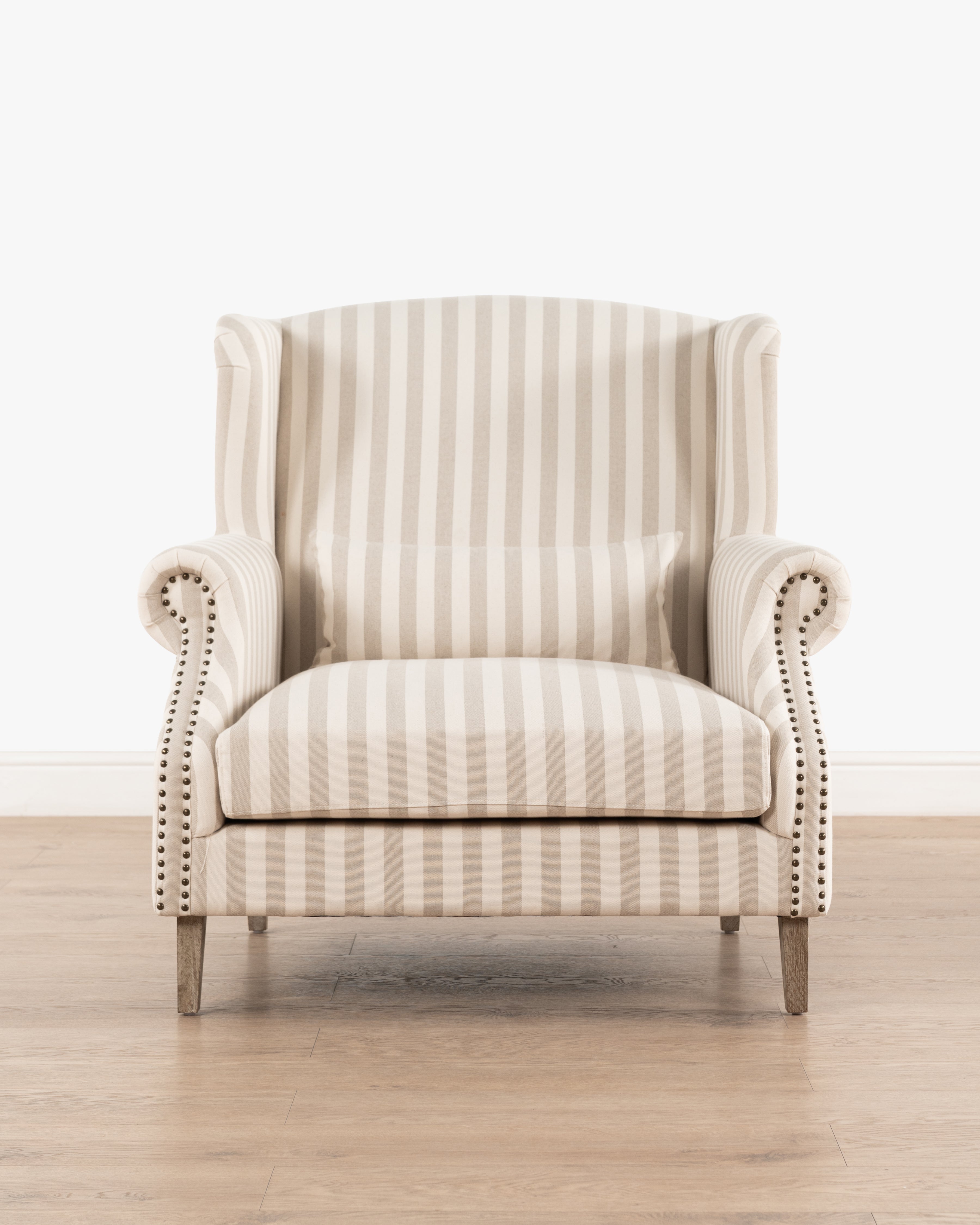 Lille Loveseat | Cream Stripe